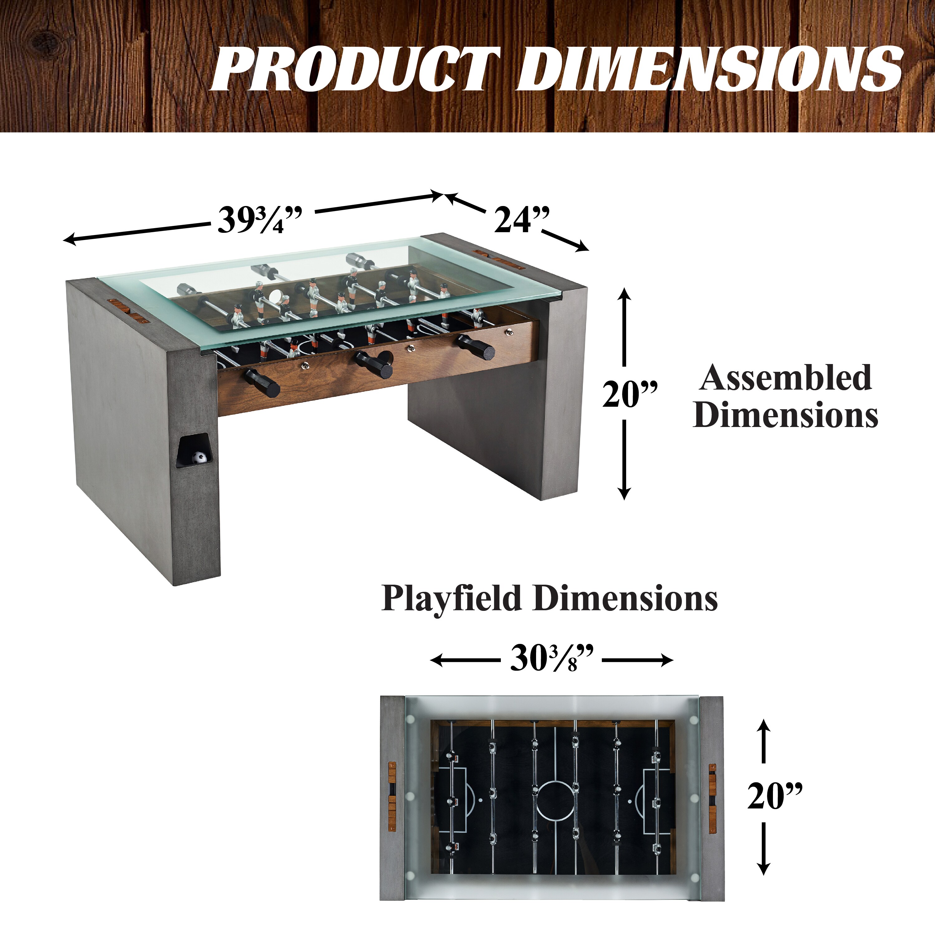 MD Sports FS040Y20001 Foosball-Tables - View #2
