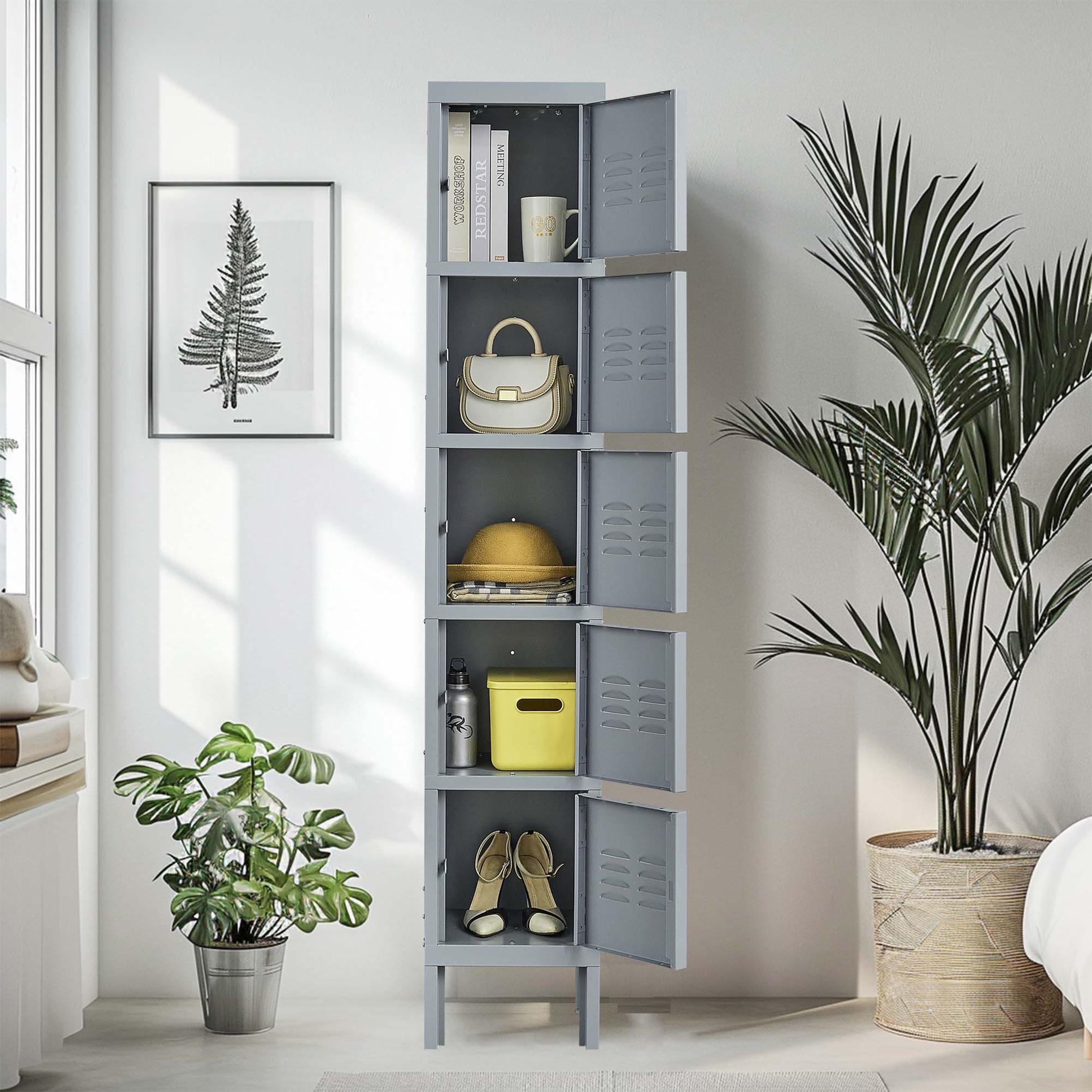 Kahomvis MAKE-QPO2-991 Storage-Lockers - View #2