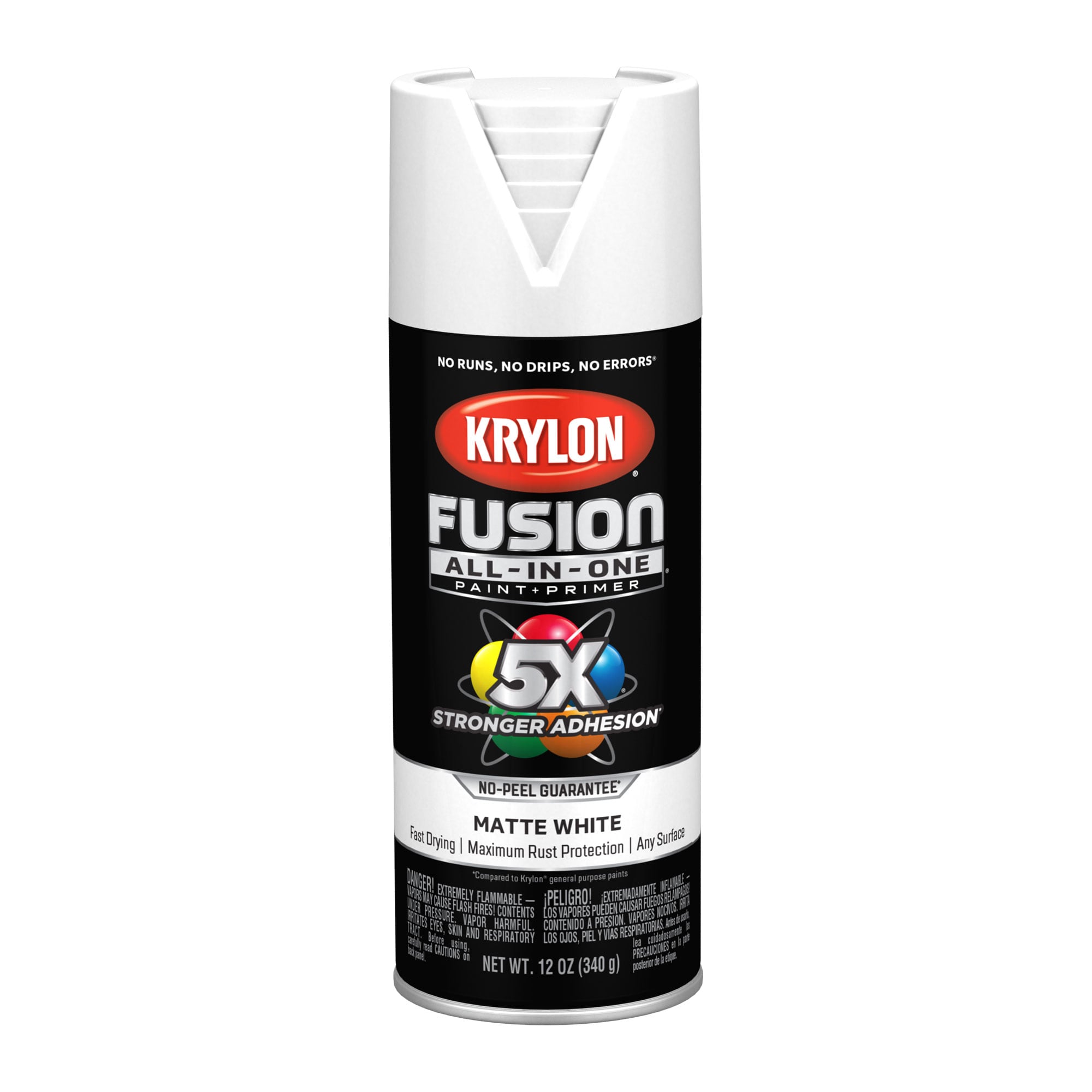 Krylon Work Day Paint A04422007, Matte White, 16 oz