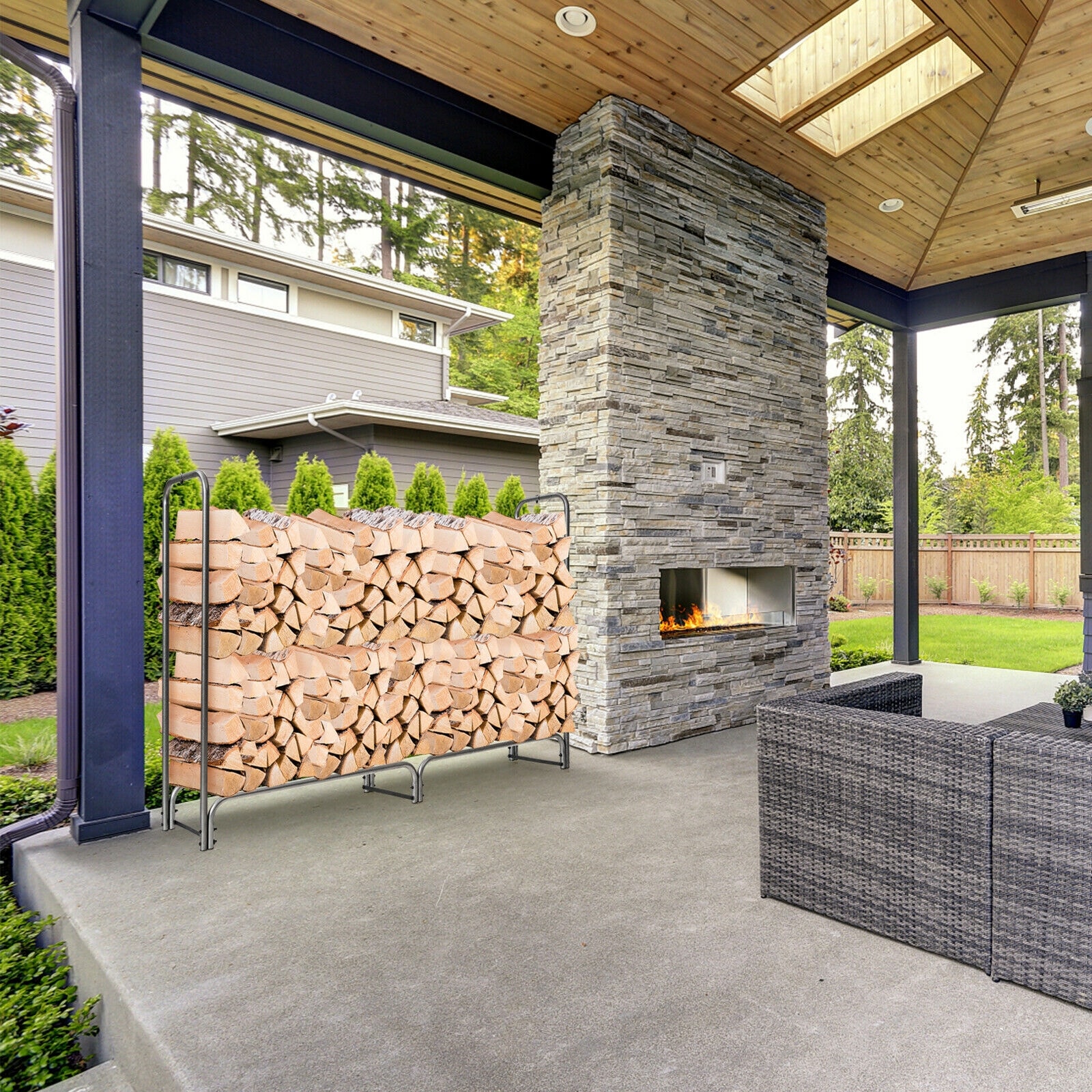 Slickblue D-CO-RG93501PN Firewood-Storage - View #4