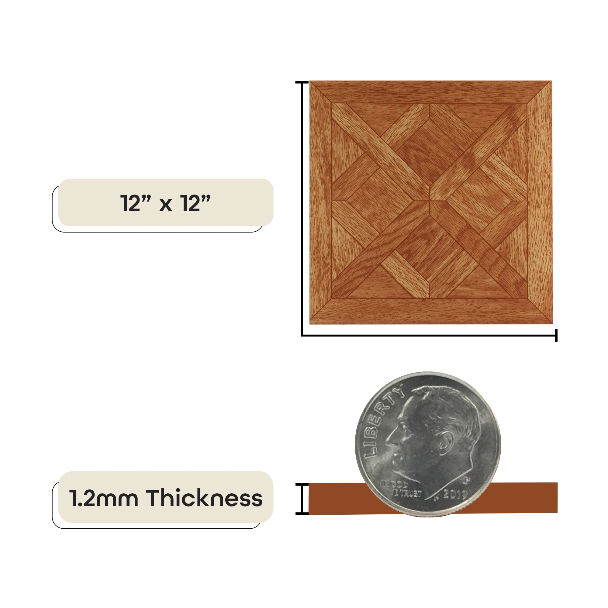 Achim FTVWD20145 Vinyl-Tiles - View #9