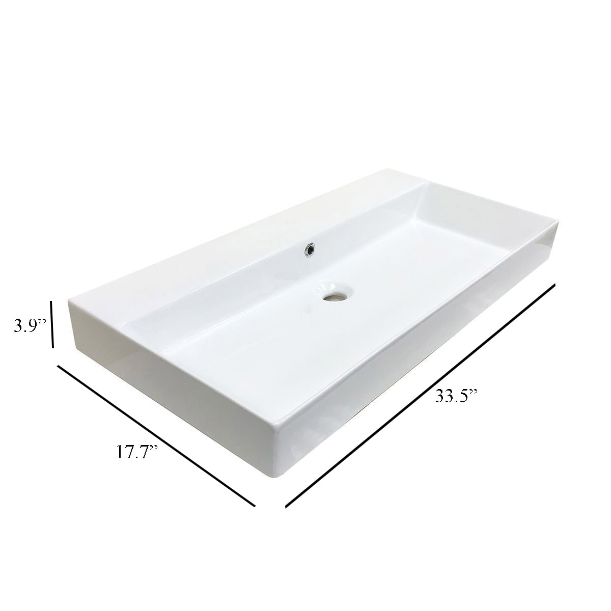 WS Bath Collections ENERGY 85.00 Bath-Sink - View #7