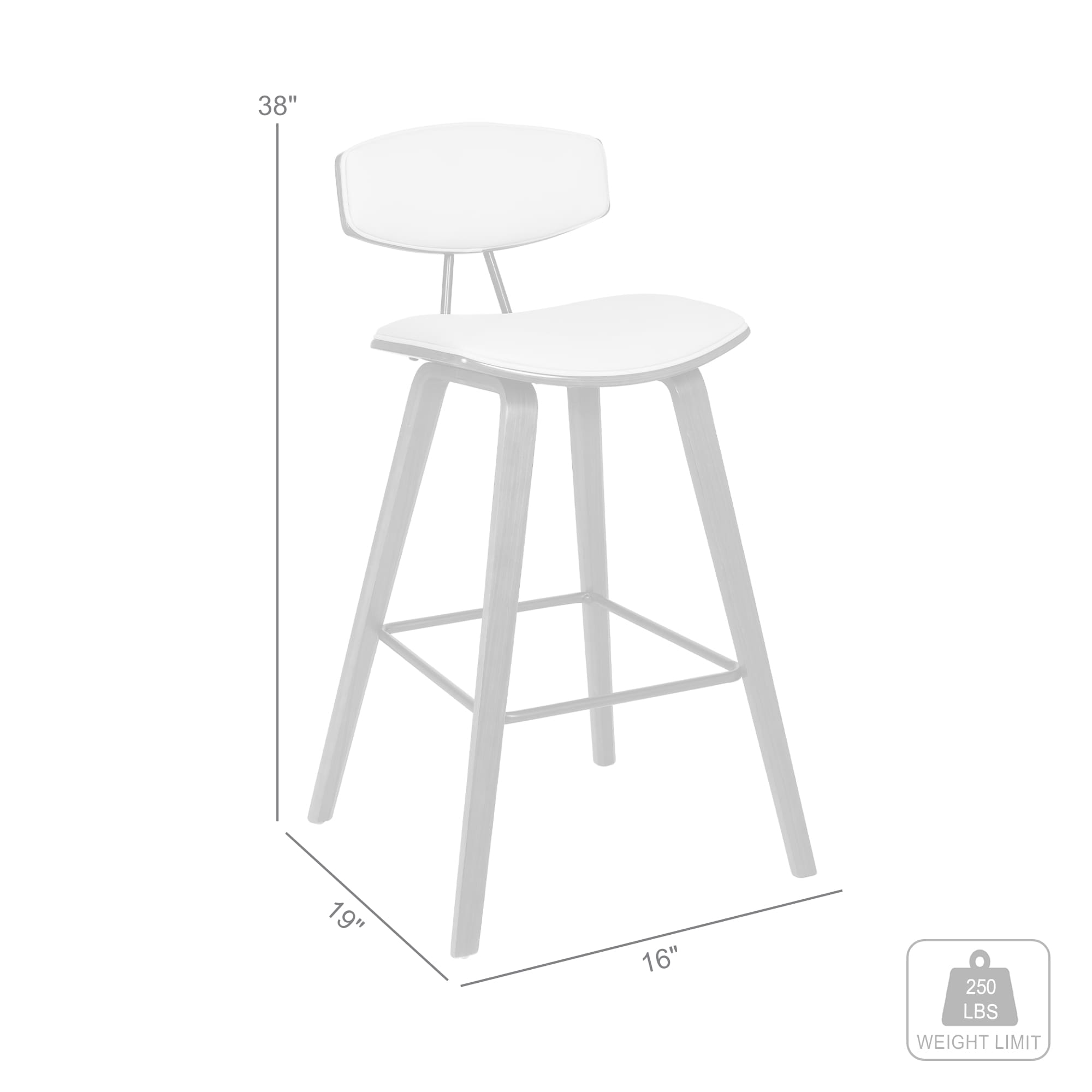 Armen Living LCFOBAWACR30 stools - View #6