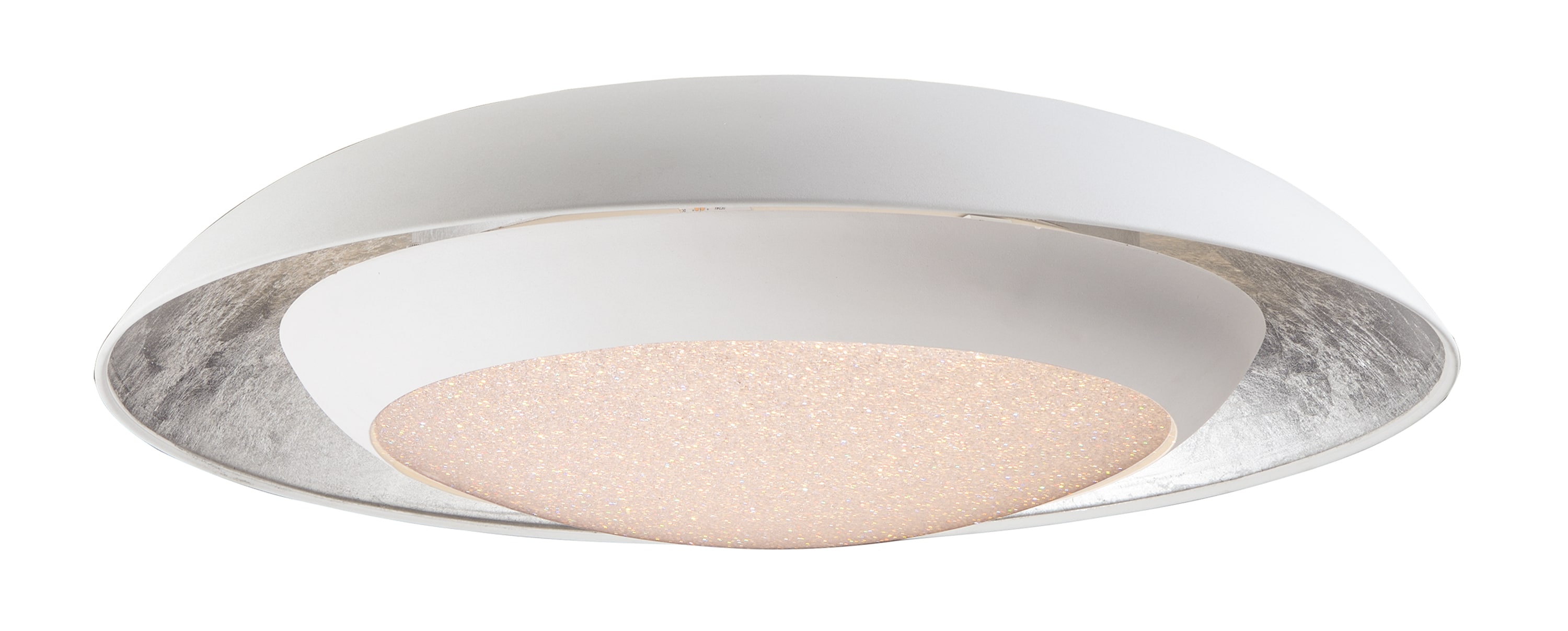 Maxim Lighting 35074CYSLWT Iris 1 -Light 23.5-in Matte Multiple colors Integrated LED Flush Mount Light