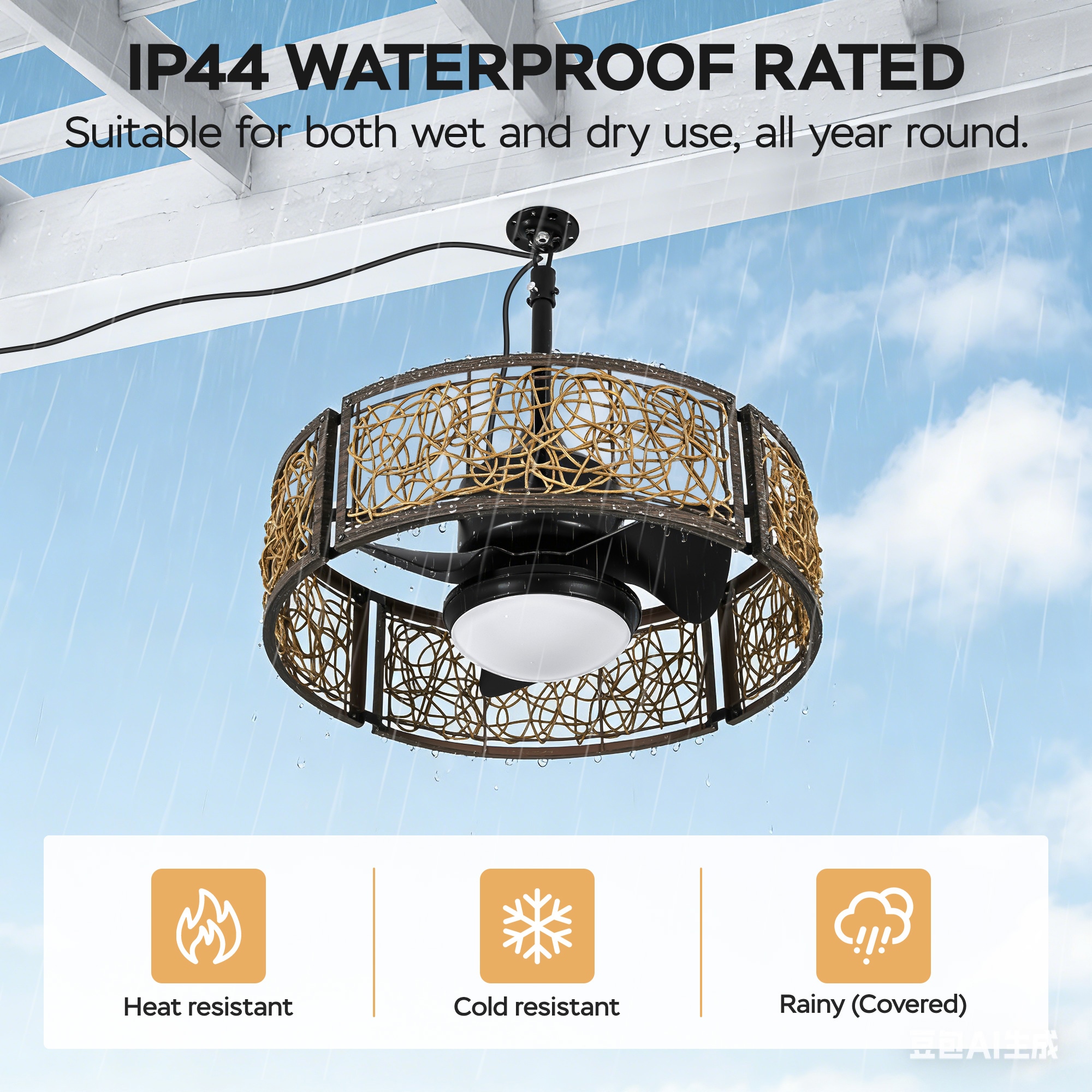 TALOYA TLY-MF1169-F-H Ceiling-Fans - View #4