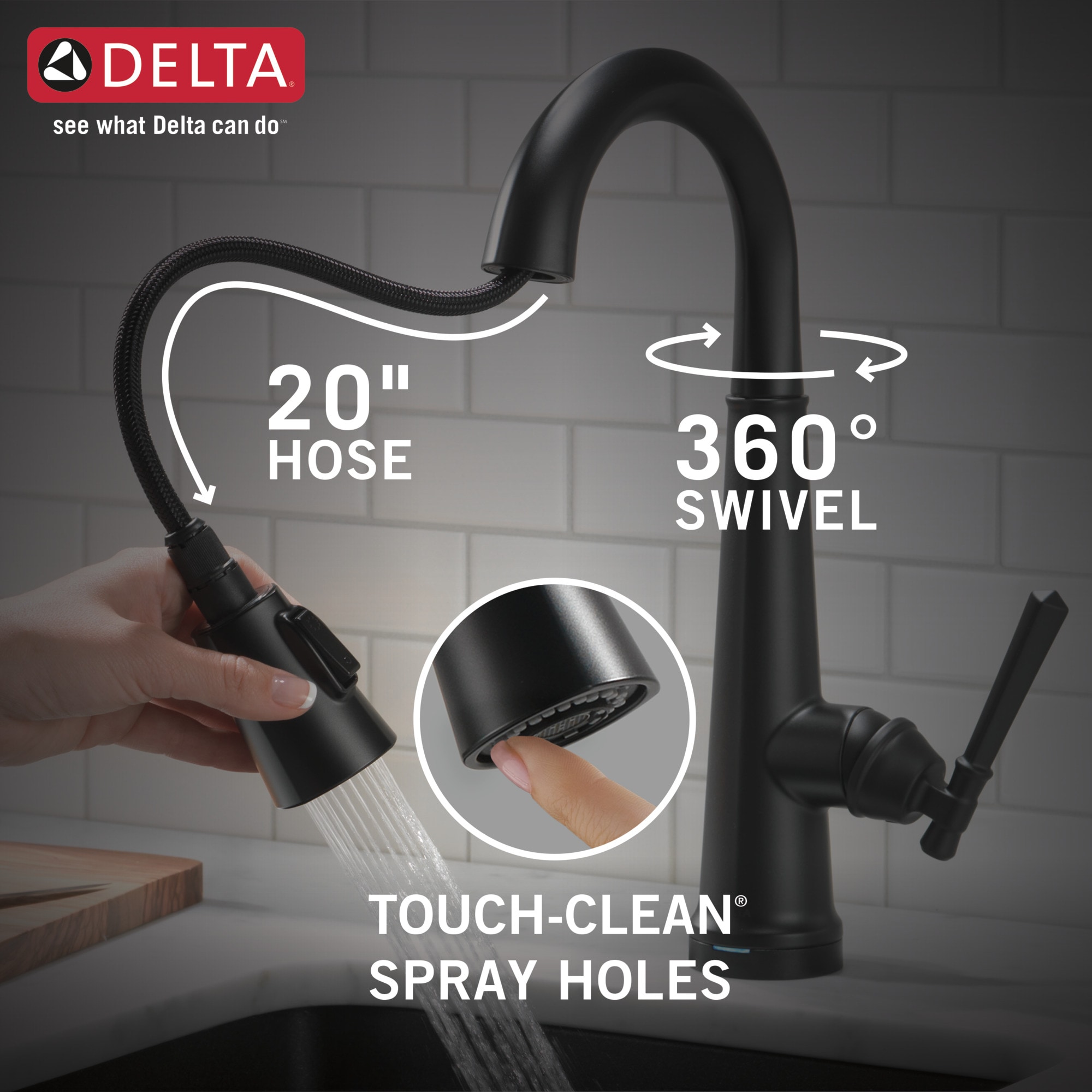 Delta 9982T-BL-DST Kitchen-Faucets - View #12