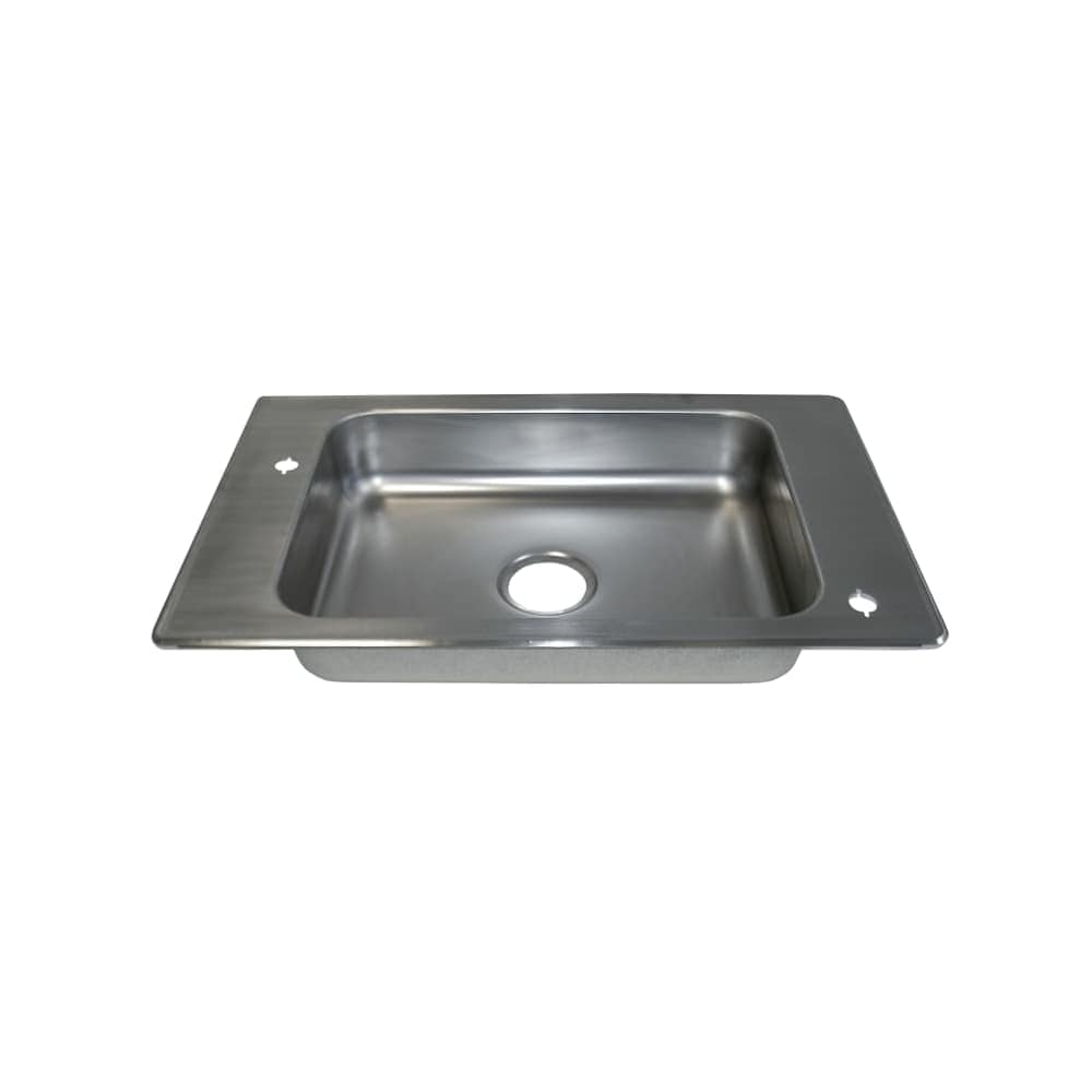 Haws  4230 20 Inch Single Basin Drop In Utility Sink with Cross Slot Holes for Utility Faucets