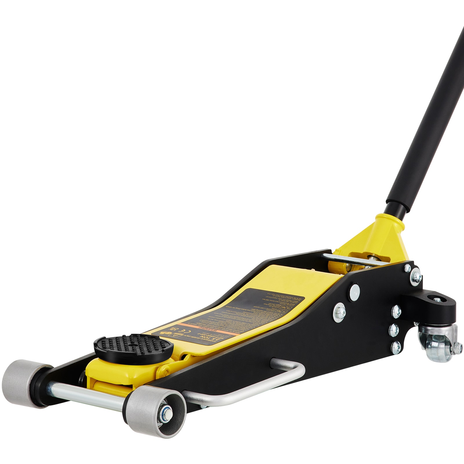 SVOPES SVOPESSGWSQJD00847V0 Yellow 2.5-Ton Aluminum/Steel Hydraulic Low profile floor jack