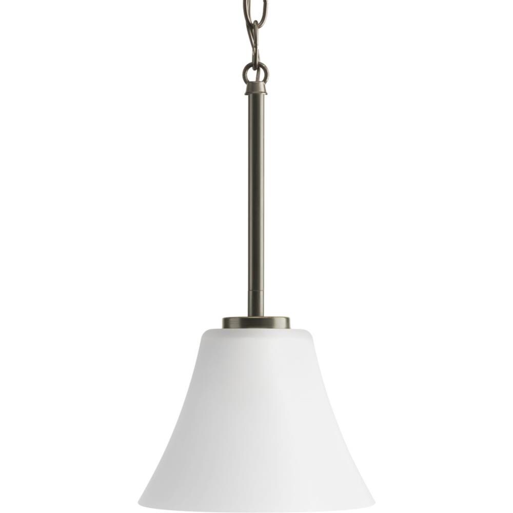 Antique Bronze Etched Glass Mini Pendant Light