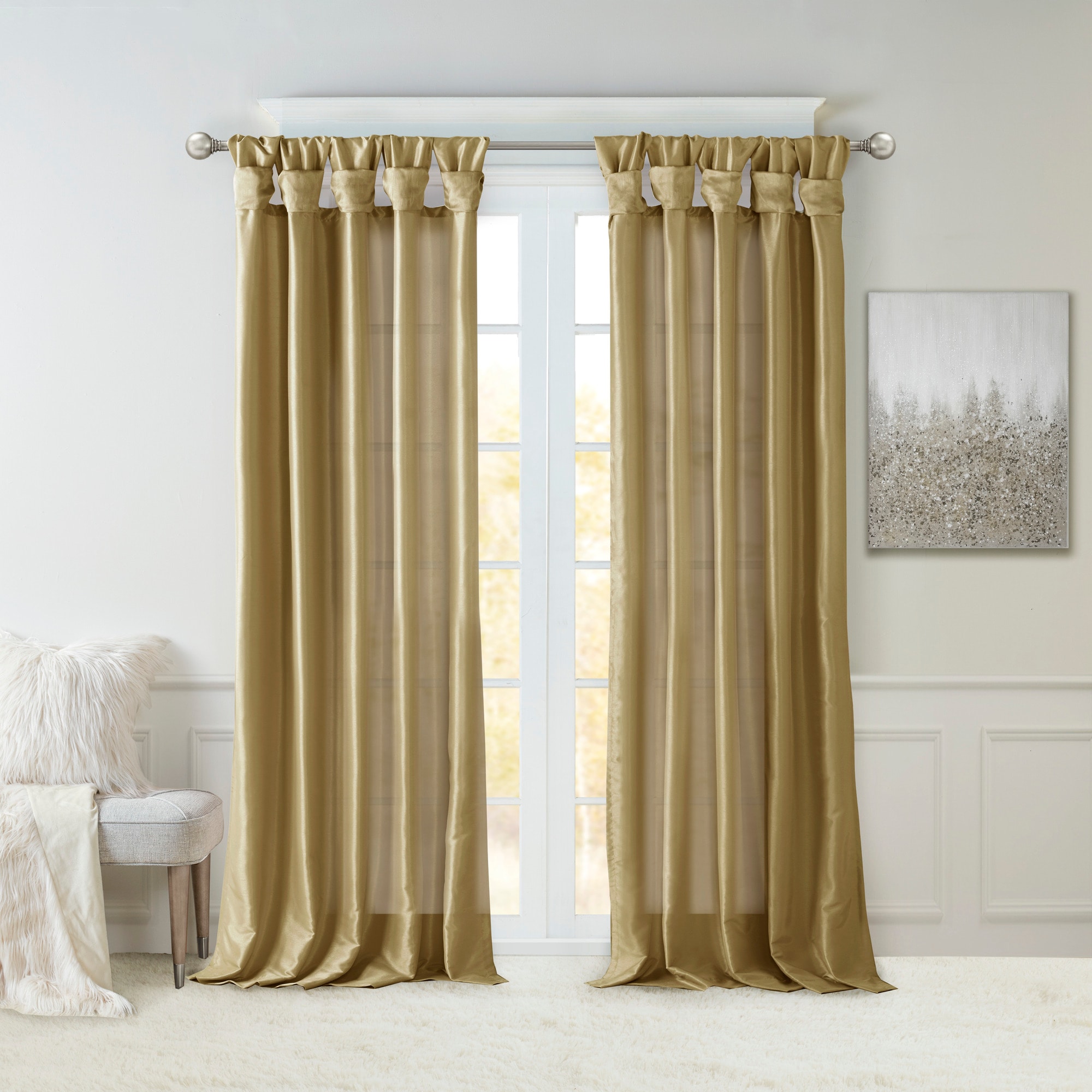 Madison Park WIN40-122 curtains - View #7