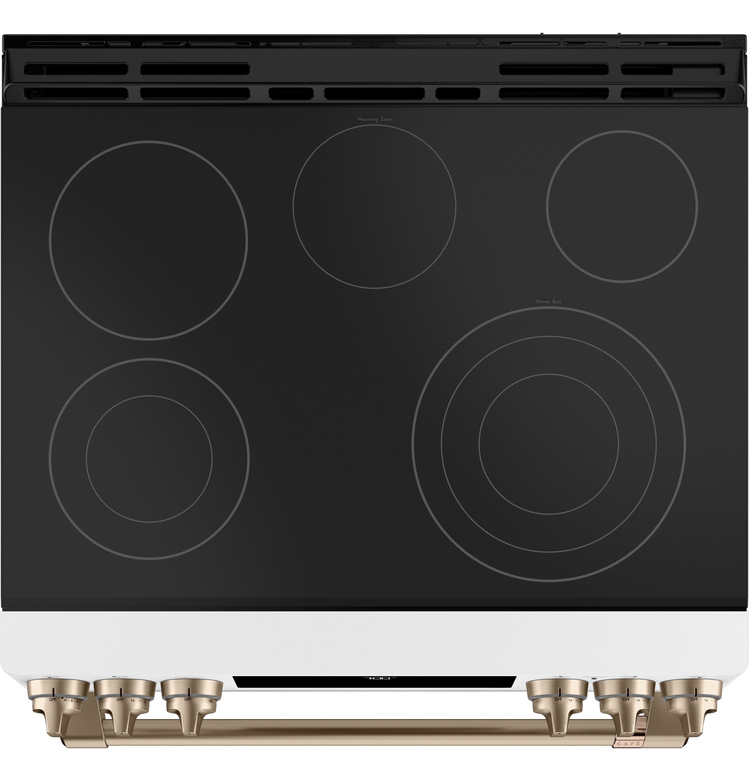 My White & Gold kitchen with Cafe appliances – White N Black