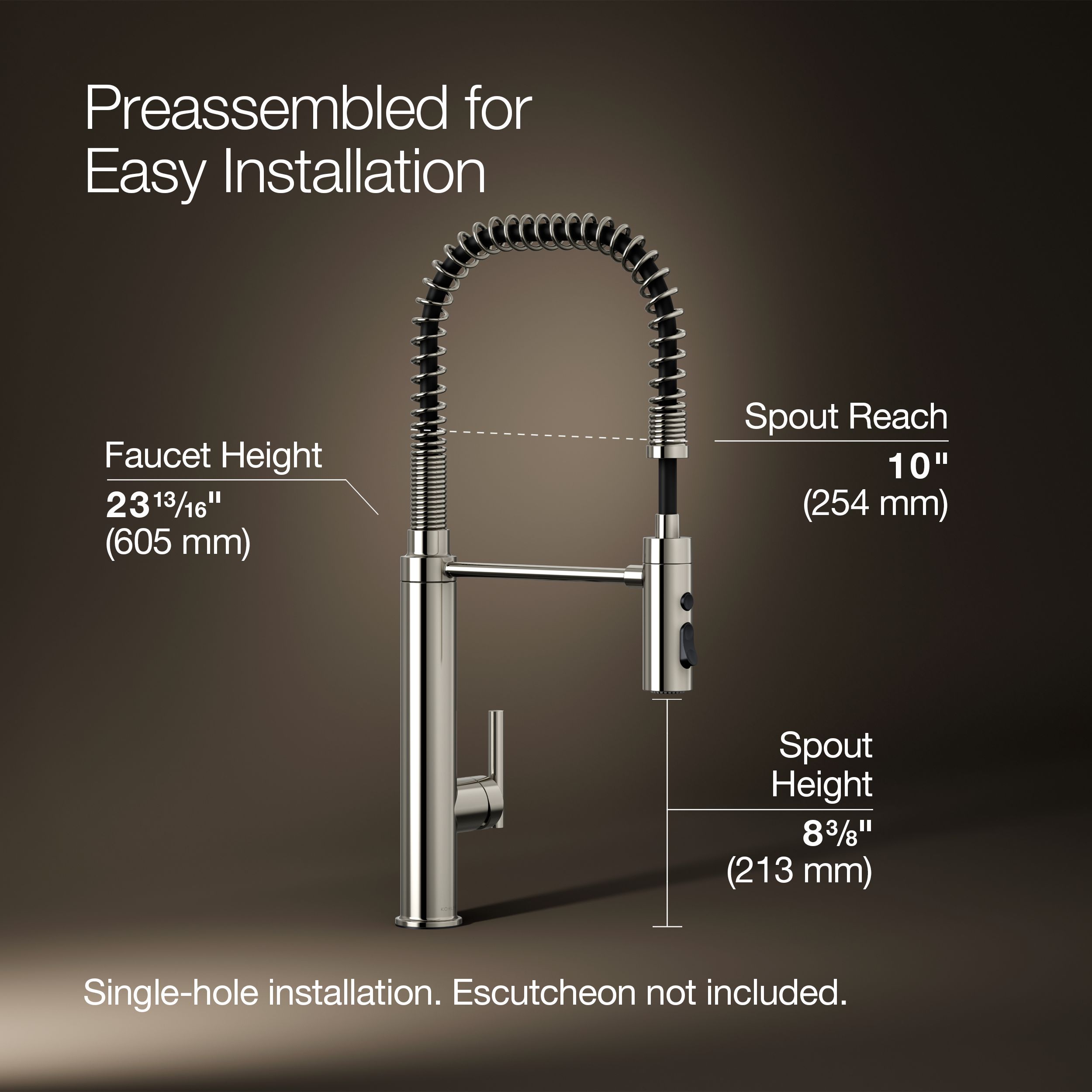 KOHLER 24982-SN Kitchen-Faucets - View #3
