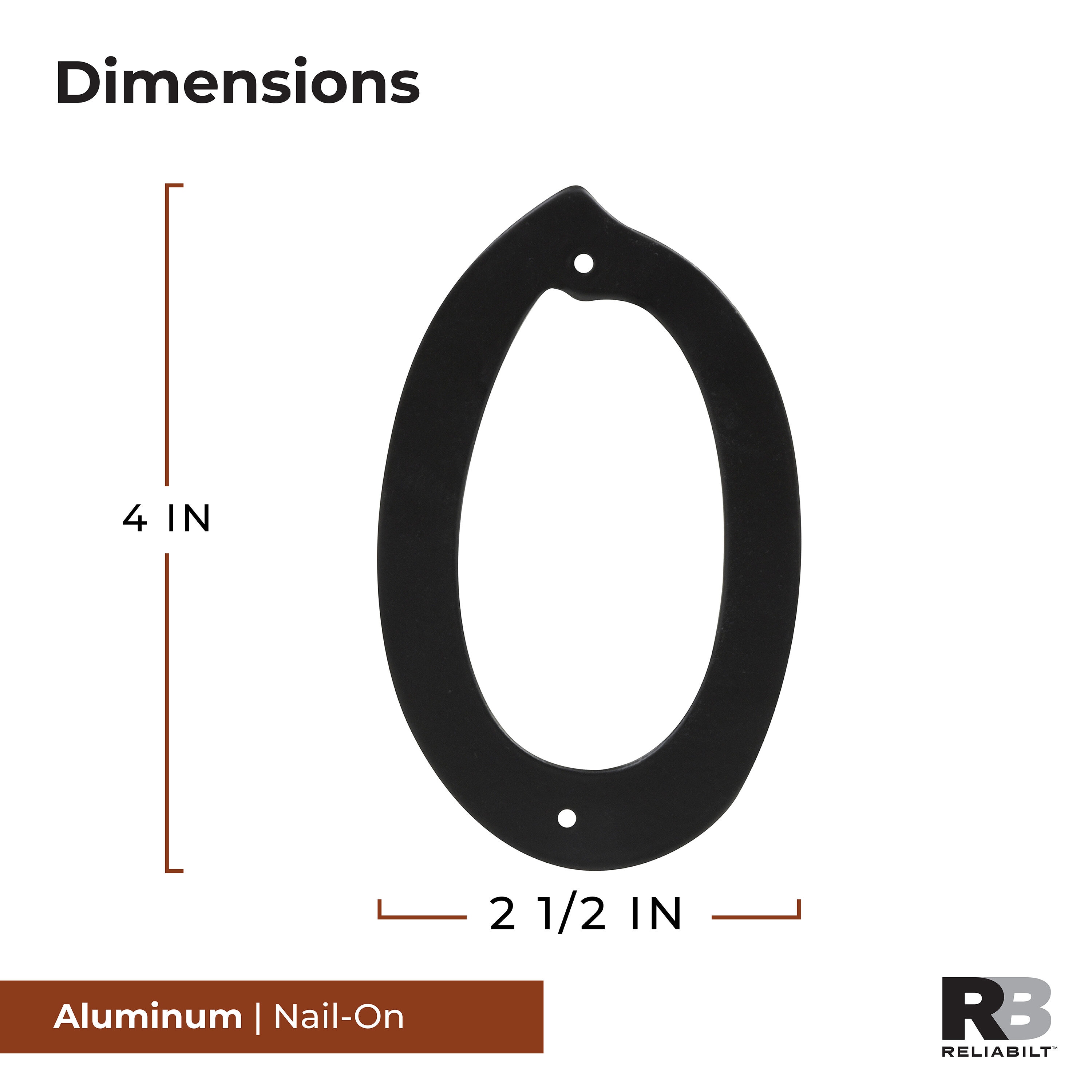 RELIABILT 847580 Signs-Letters-Numbers - View #2