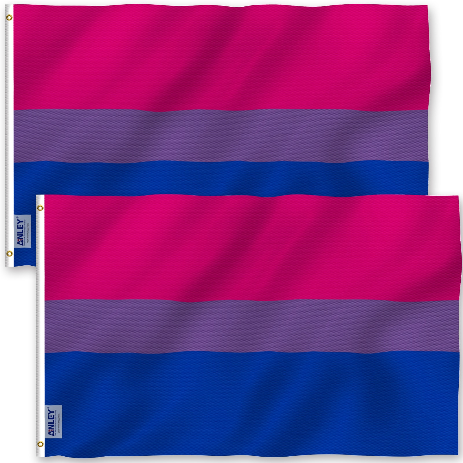 Anley Bi Pride Bisexual Flag 2 Pack 5 Ft W X 3 Ft H Flag At 