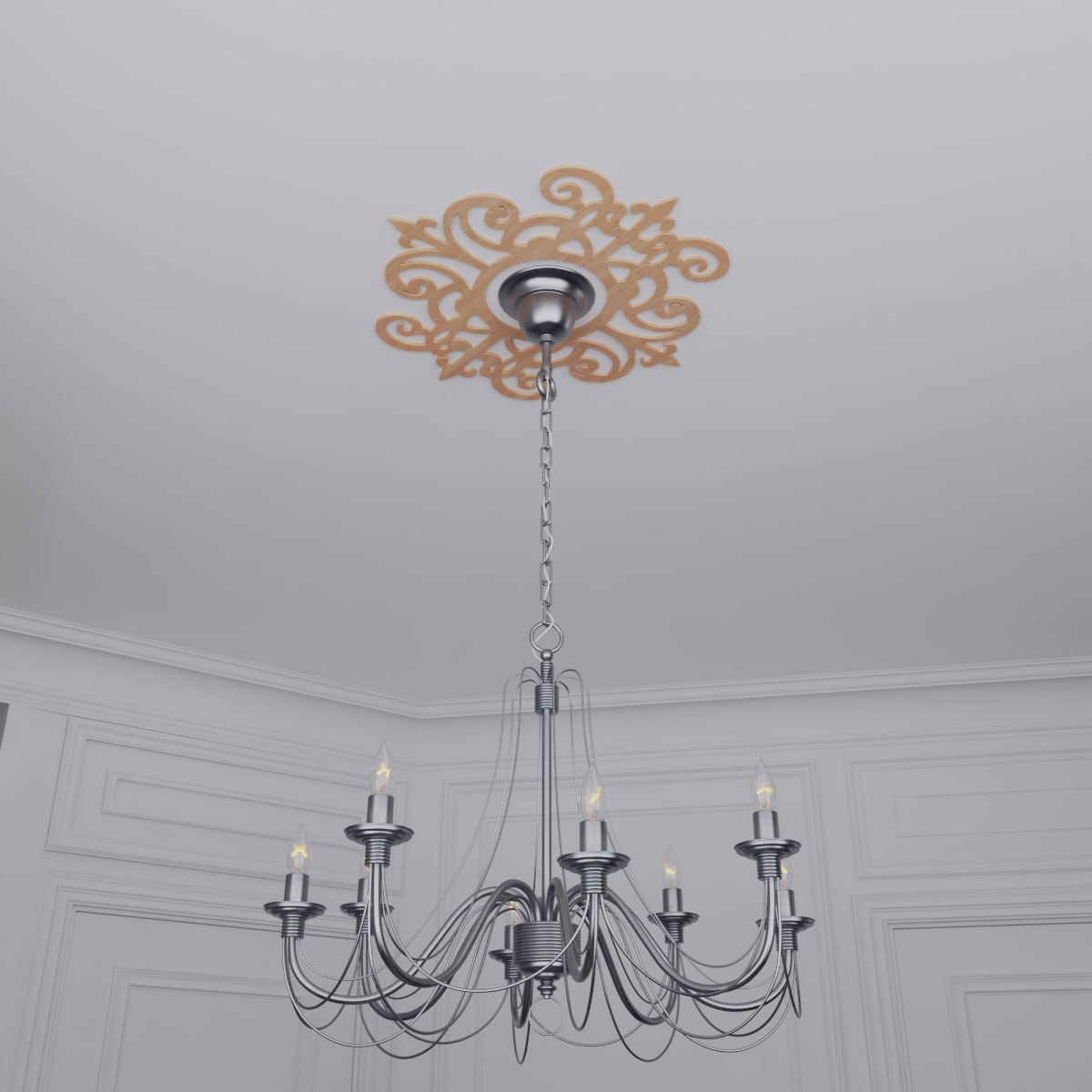 Ekena Millwork CMWP16X16X0250DIAL Ceiling-Medallions - View #11