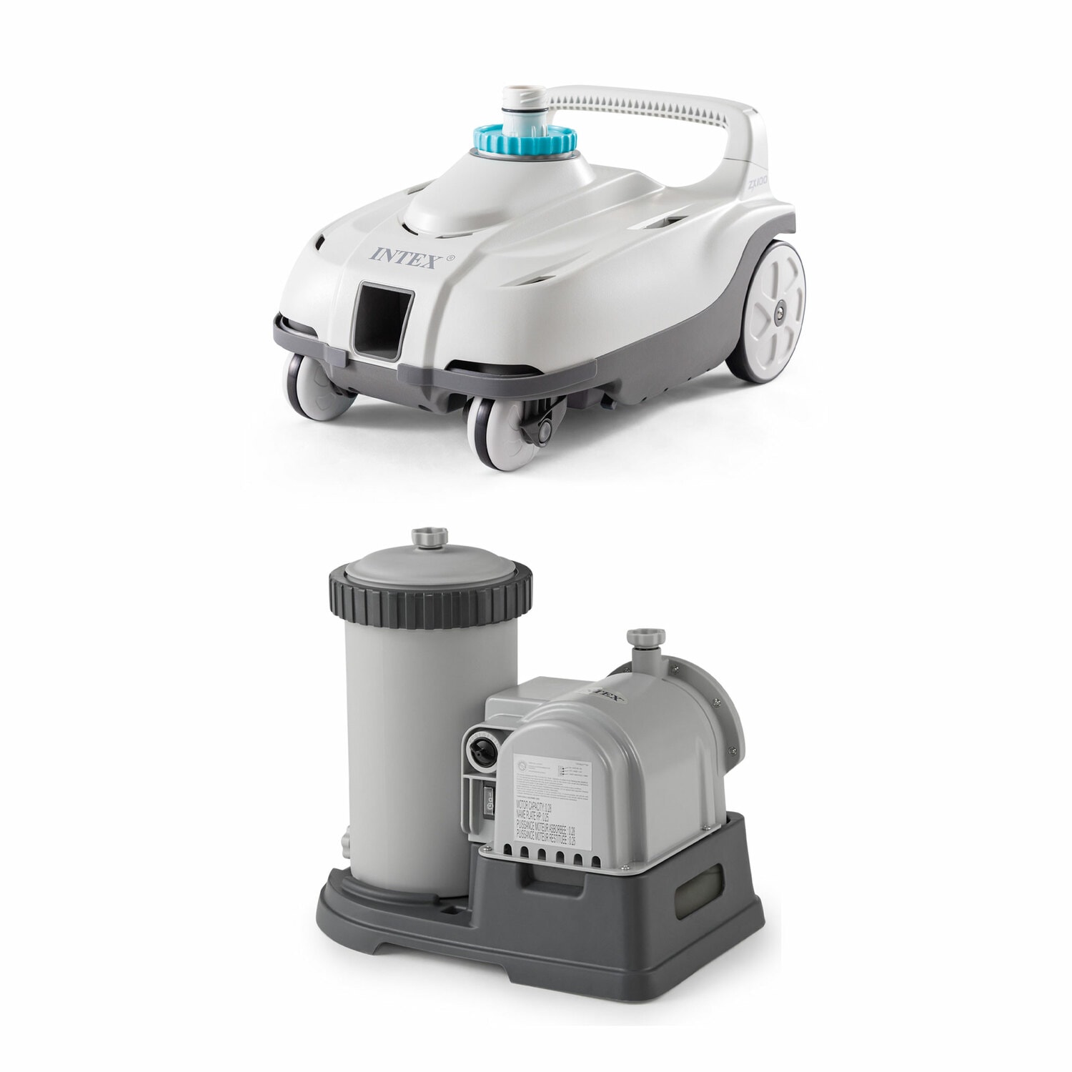 Intex 325845 Cartridge Pool Filter System with Pump