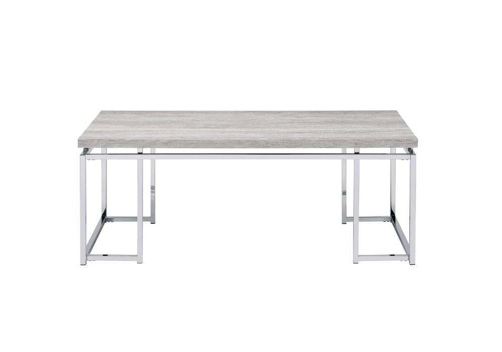 ACME FURNITURE 85370 Chafik Wooden Top Wood Modern Coffee Table