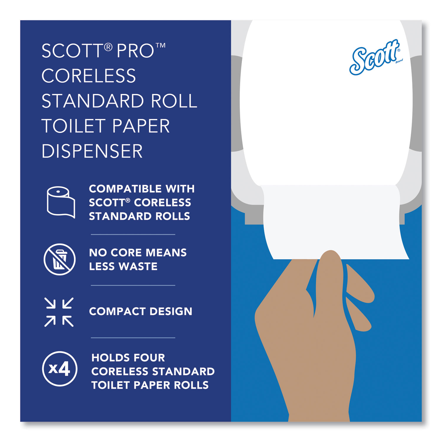 SCOTT 44517 Comm-Toilet-Tissue-Dispensers - View #10