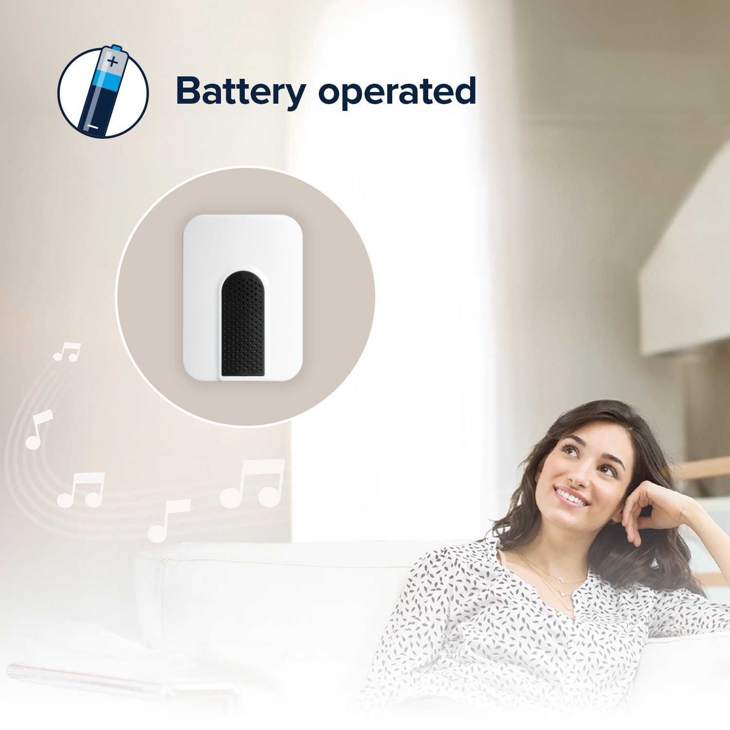 Heath Zenith 91008821 Satin Wireless Doorbell Doorbell kit