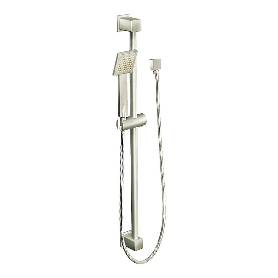 Moen 90 Degree Brushed Nickel 1-Spray Handheld Shower 1.75-GPM (6.6-LPM) Moen 90 Degree Brushed Nickel 1-Spray Handheld Shower 1.75-GPM (6.6-LPM)