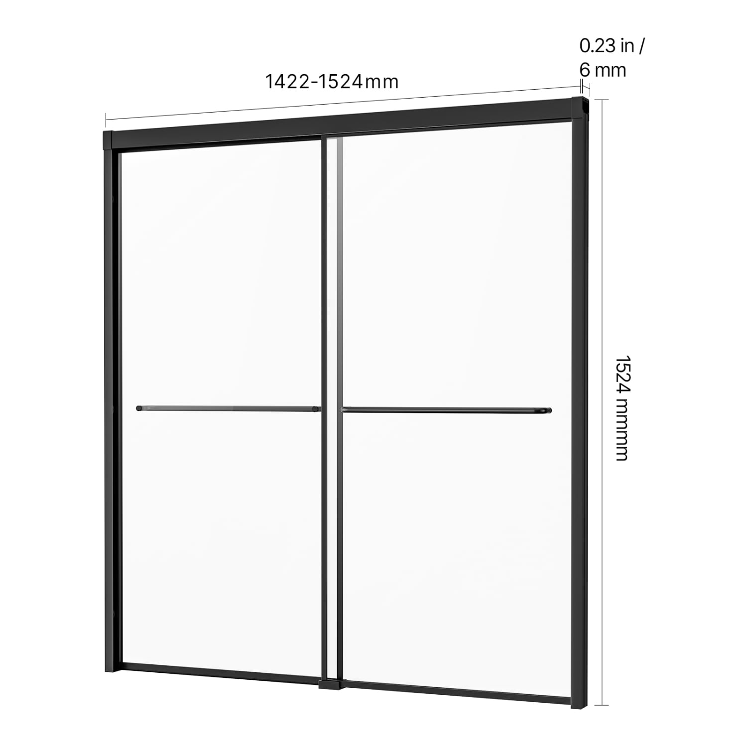 Wooakway FXLS0605-603A44 Bathtub-Doors - View #10