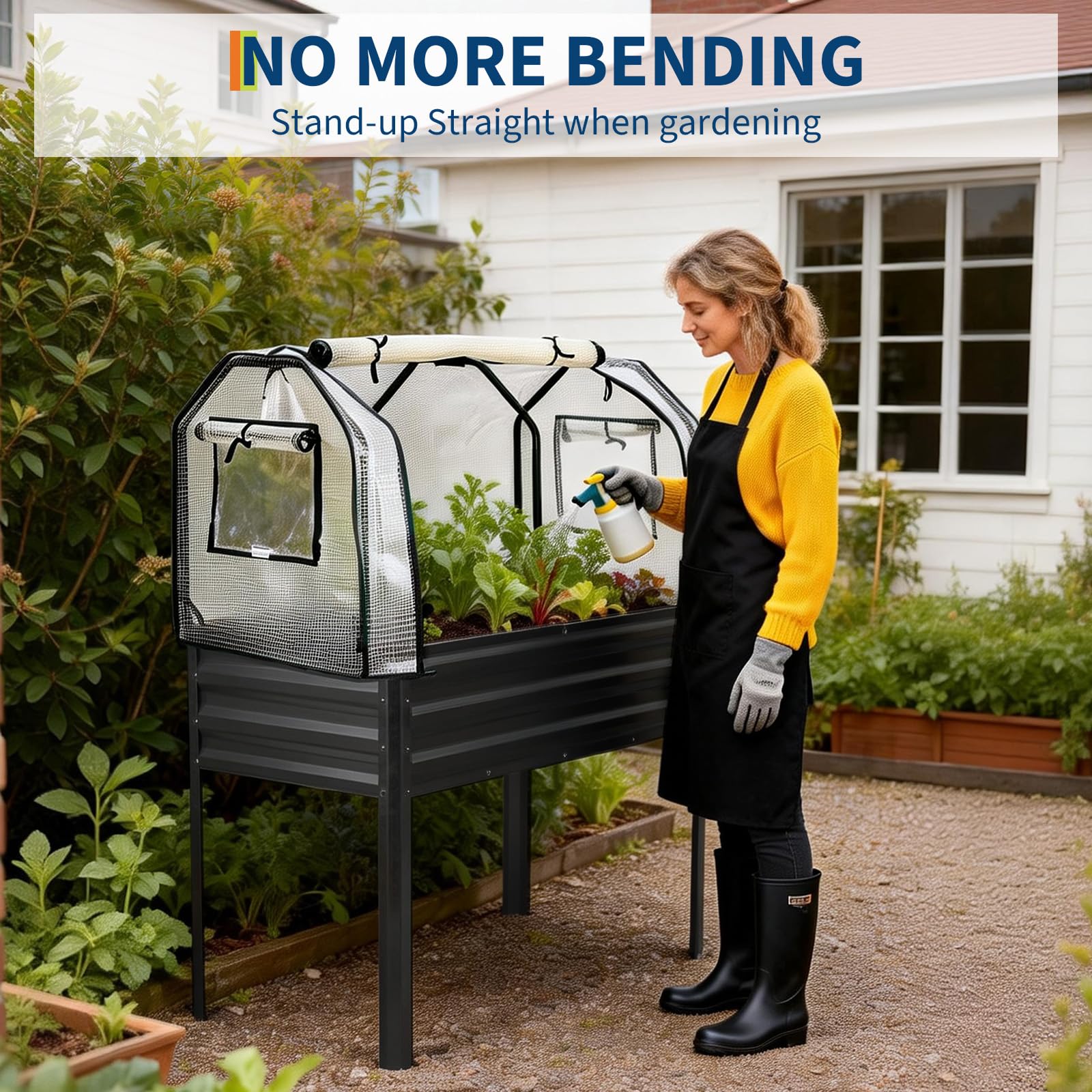 Garvee XQBG34D5PPGME9U Raised-Garden-Beds - View #5
