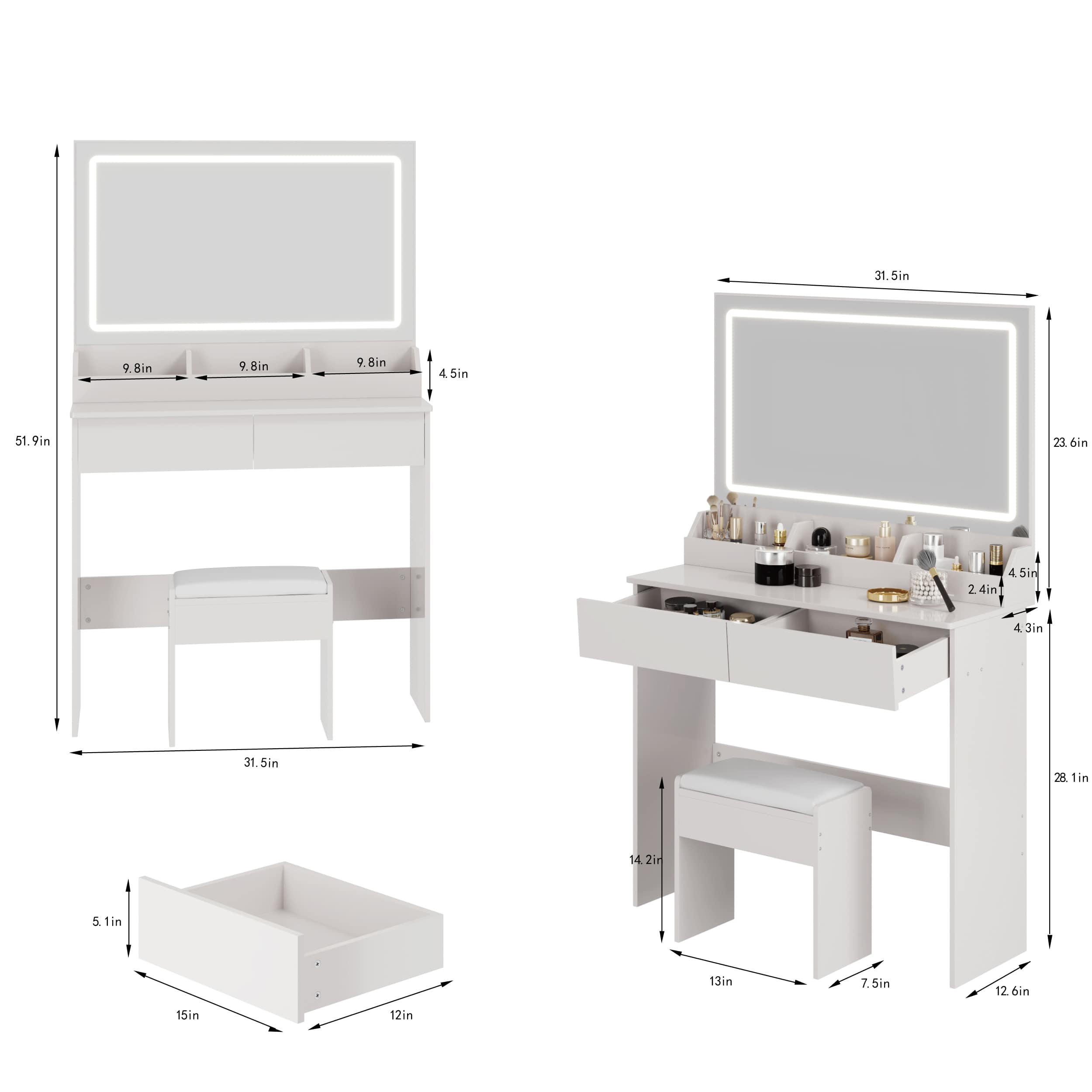 Vynxaria LEXY4922DJSNHZZ001 Bedroom-Vanities - View #7