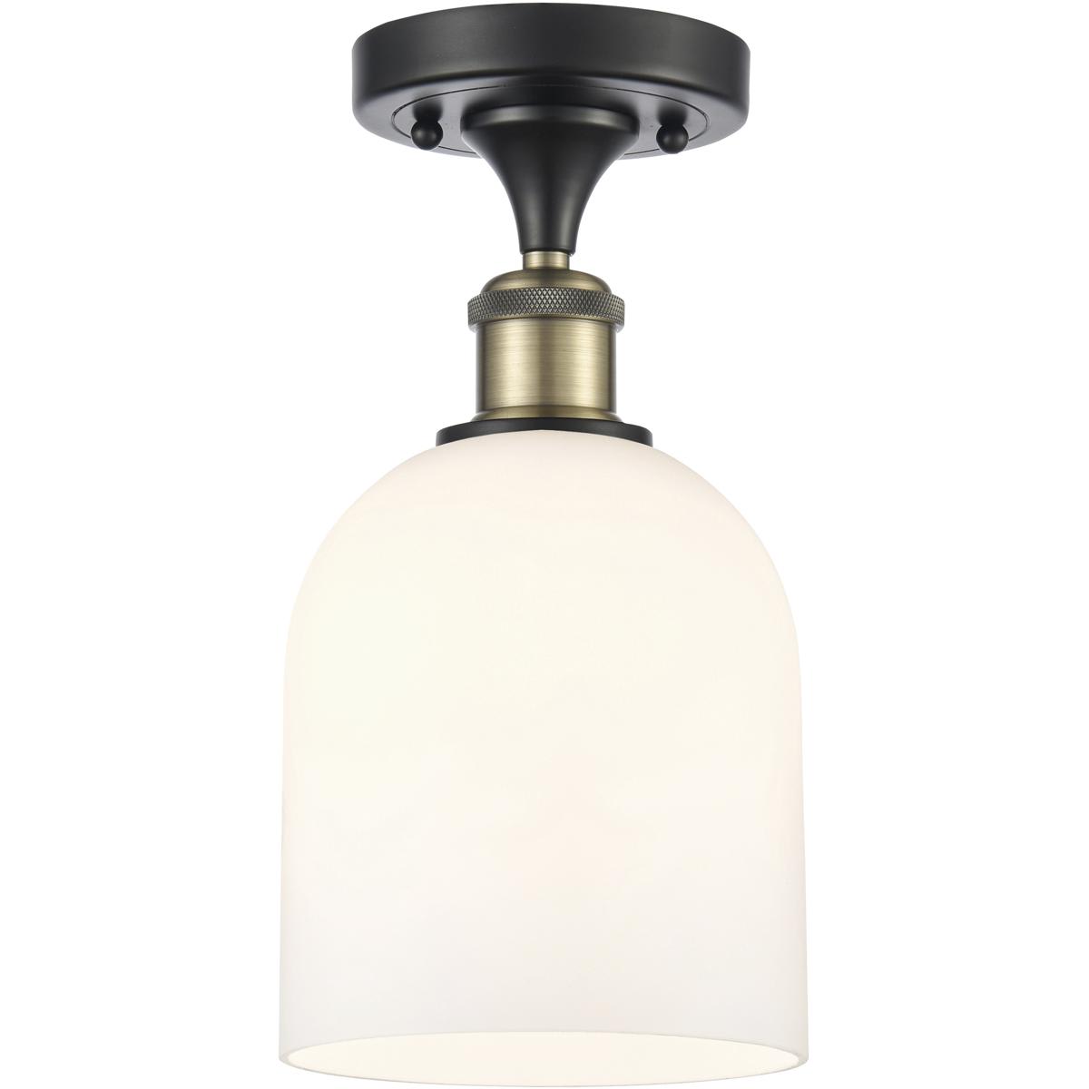 Innovations Lighting 2672726 516-1C-BAB-G558-6GWH Ballston Bella Semi-Flush Mount