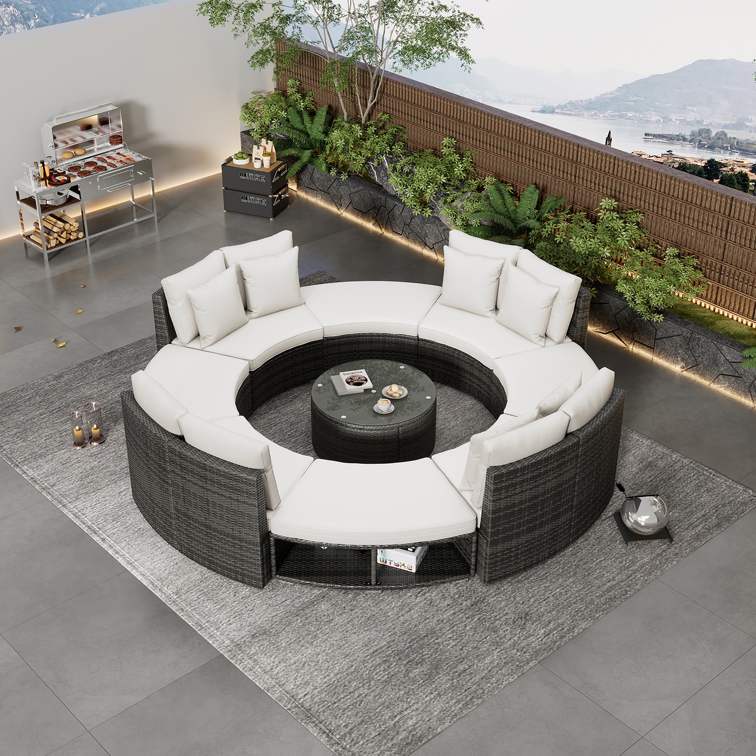 SINOFURN SYA370198BG Patio-Sofas-Daybeds - View #15