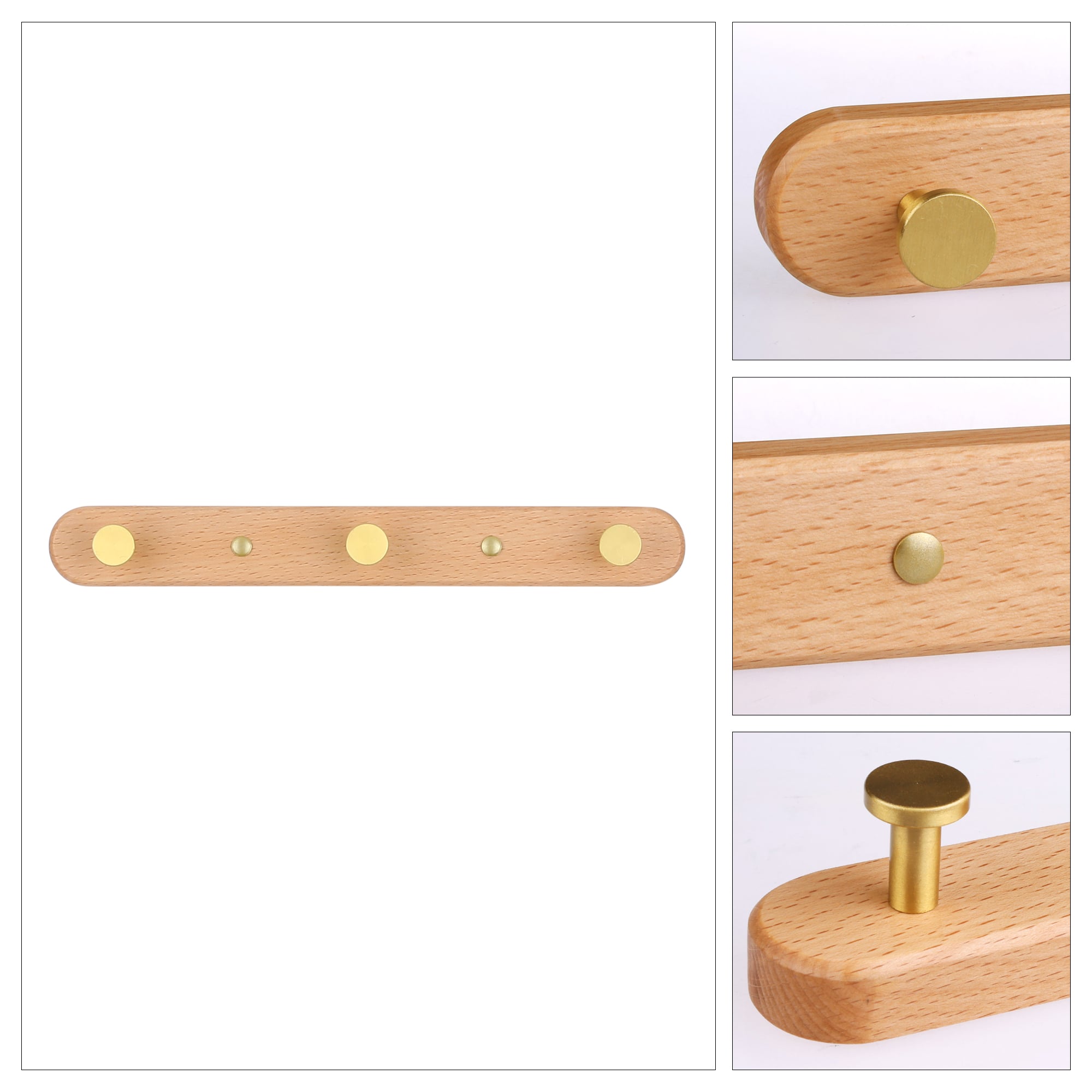 Unique Bargains S25122601UX0875 Decorative-Wall-Hooks - View #3