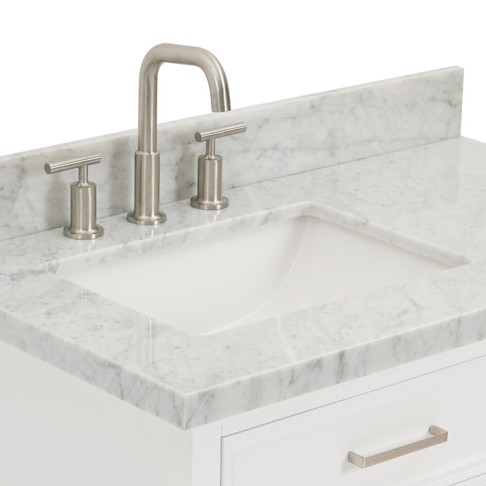 ARIEL D037S-L-VO-WHT Bath-Vanity-Combo - View #9