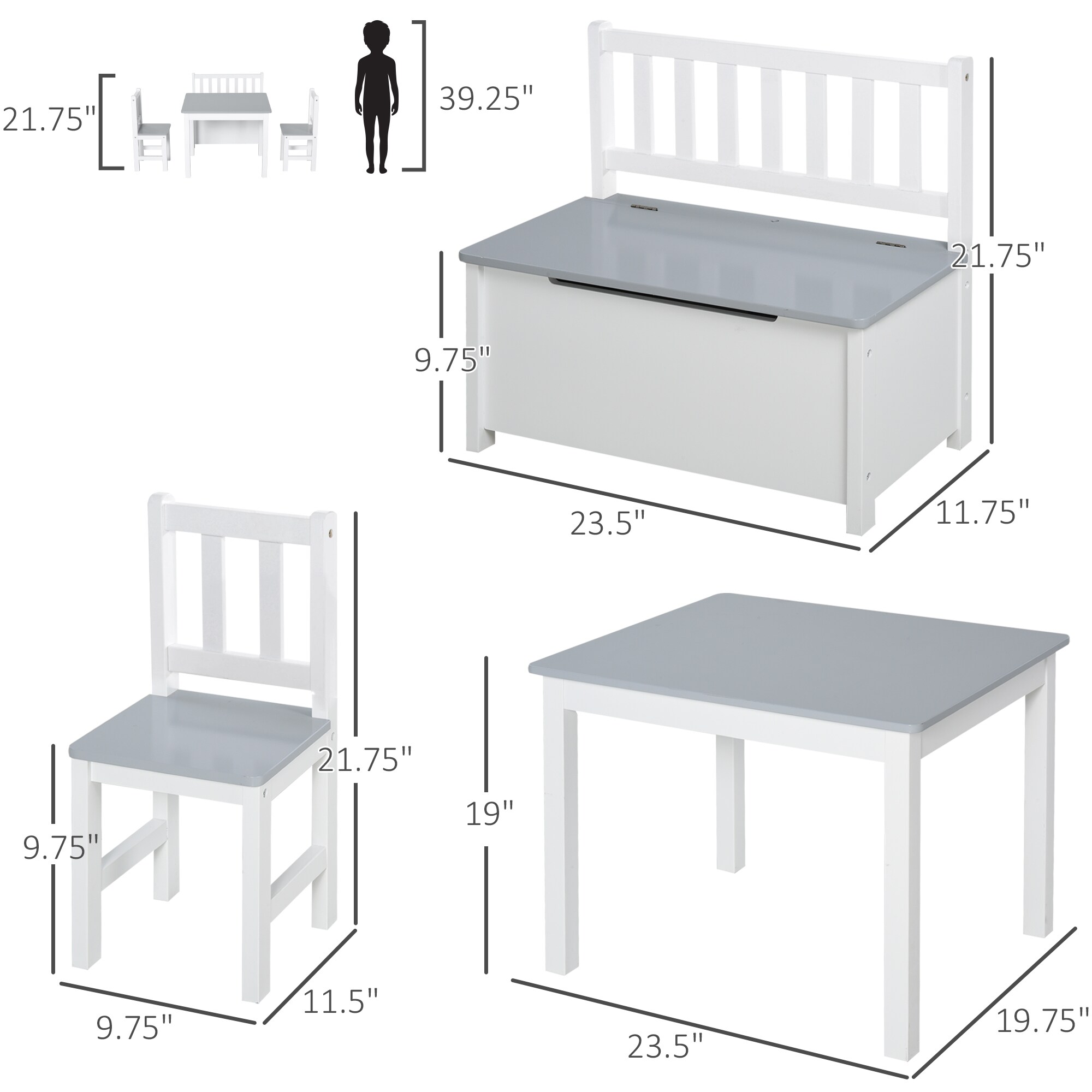 SUGIFT LW038SUGAS034 Kids-Play-Tables - View #3