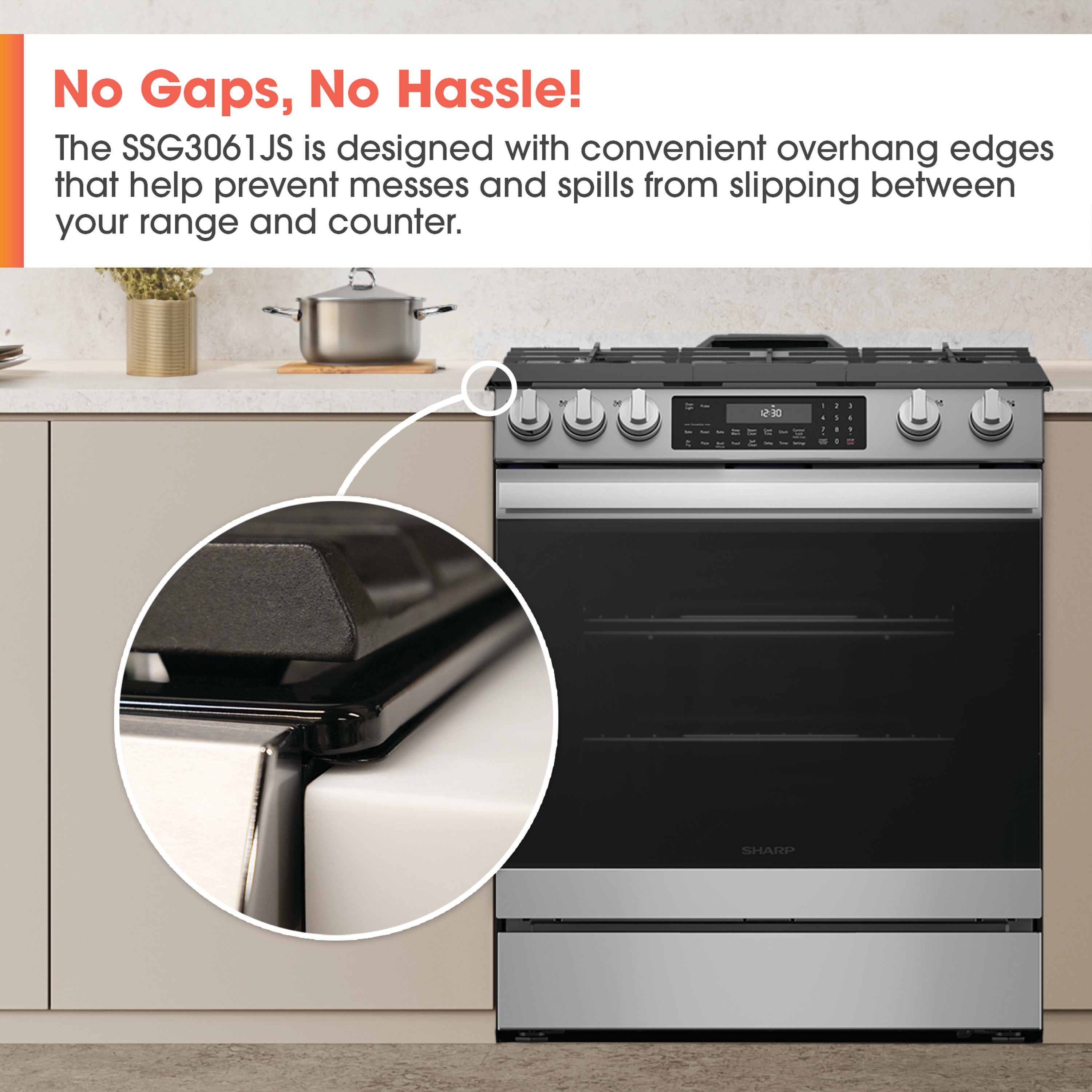 Sharp SSG3061JS Freestanding-Gas-Ranges - View #8