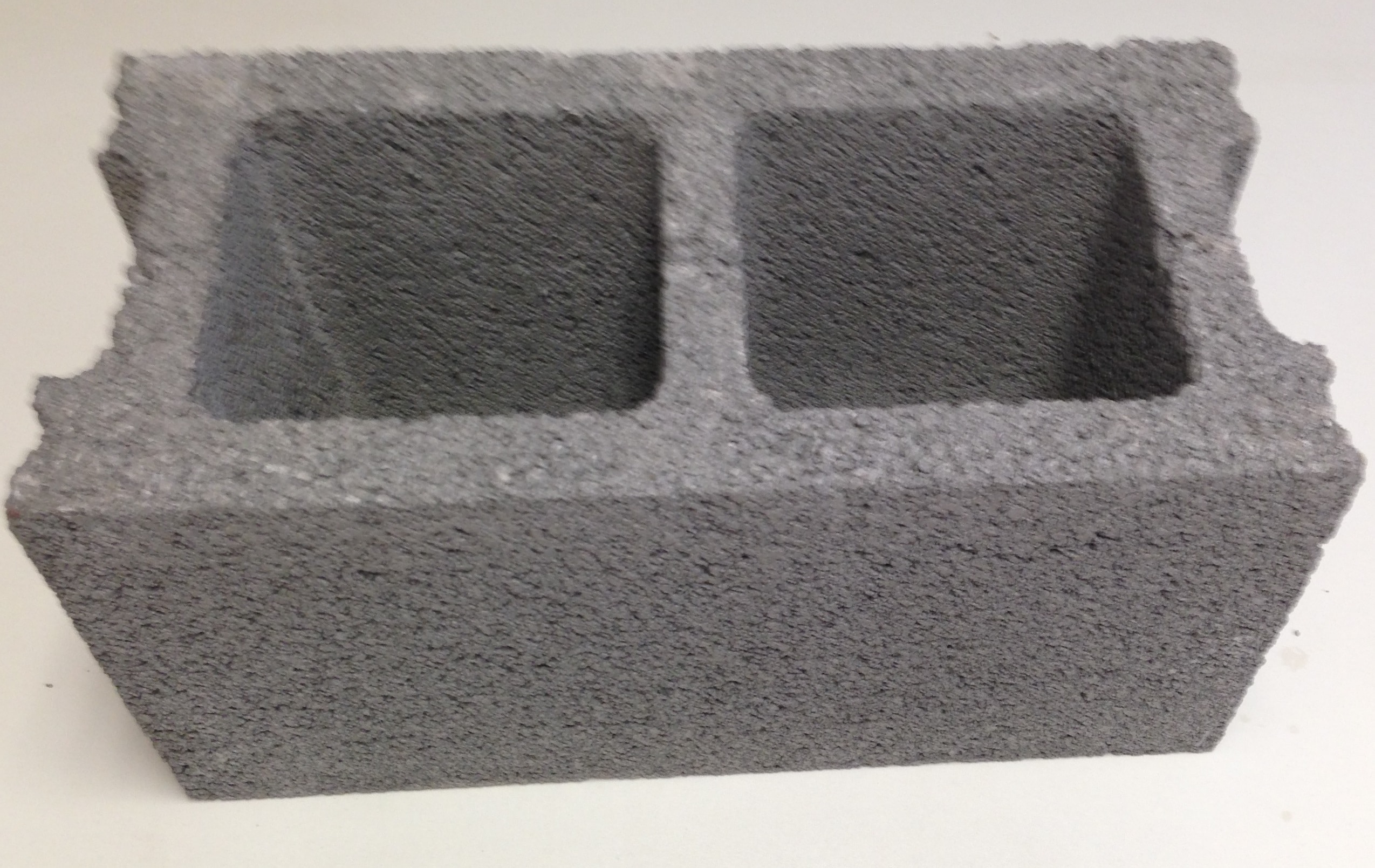  10383 17-in W x 8-in H x 17-in L Cored Concrete Block