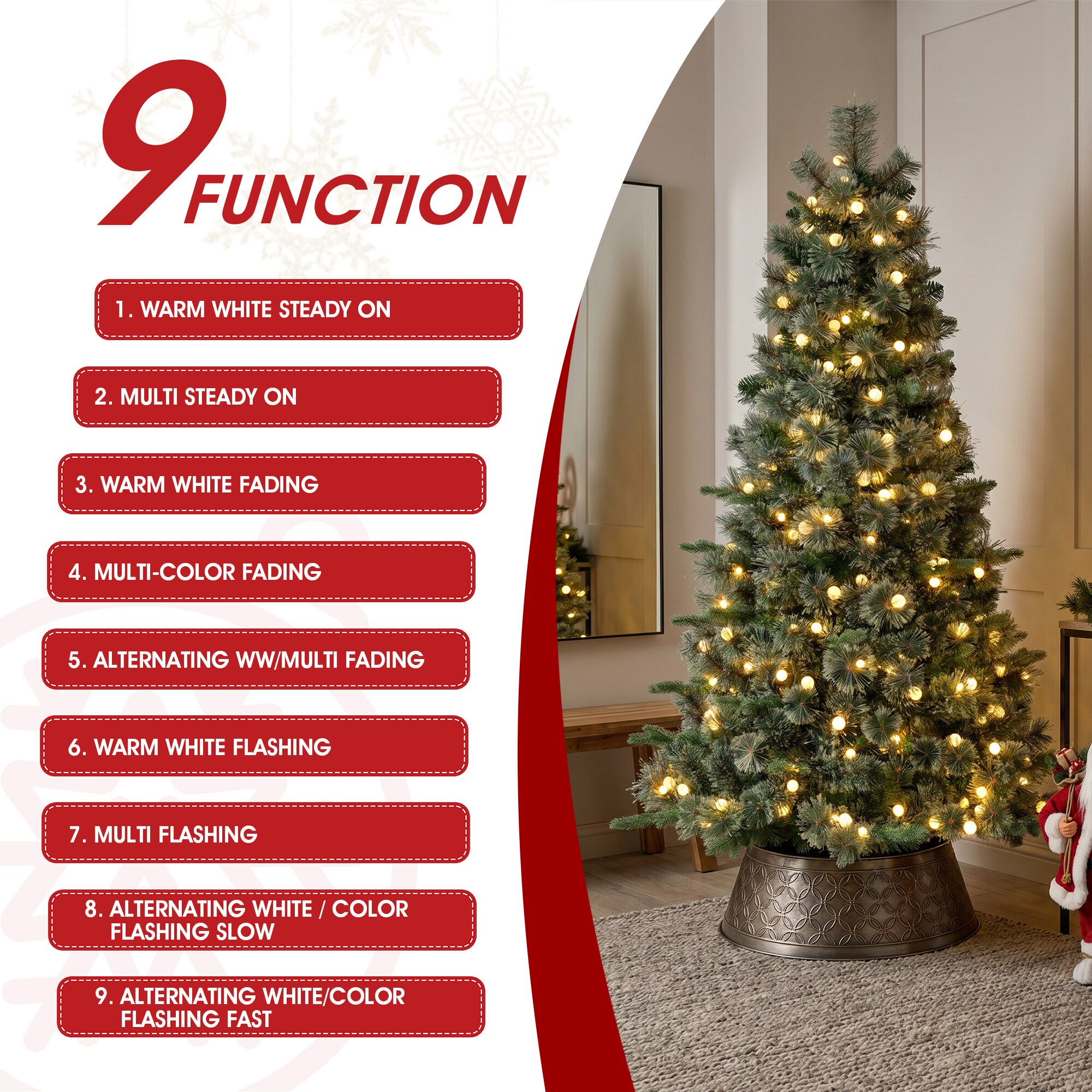 Glitzhome 2014600217 Artificial-Christmas-Trees - View #6