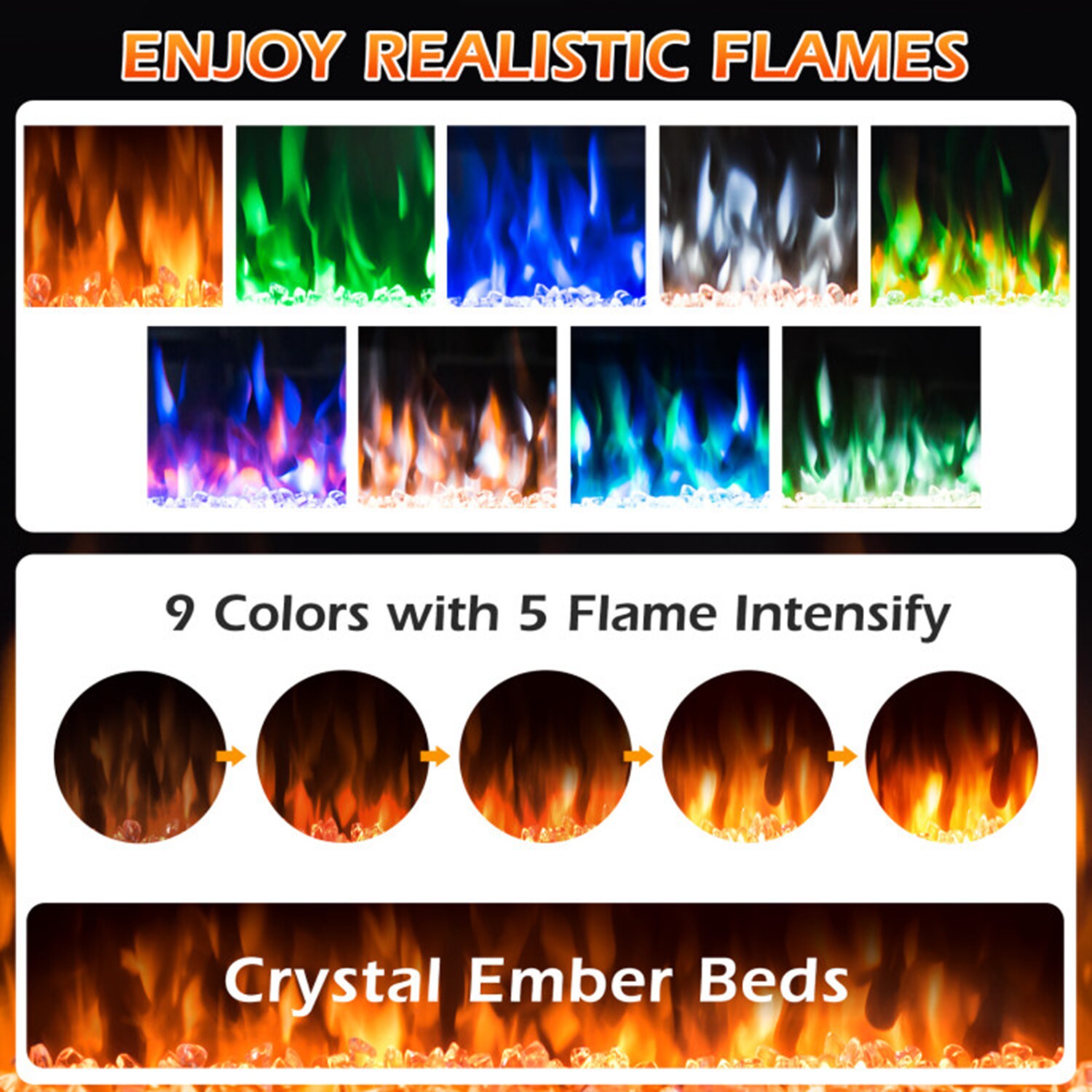 Mondawe MO-EP24725US Electric-Fireplaces - View #7