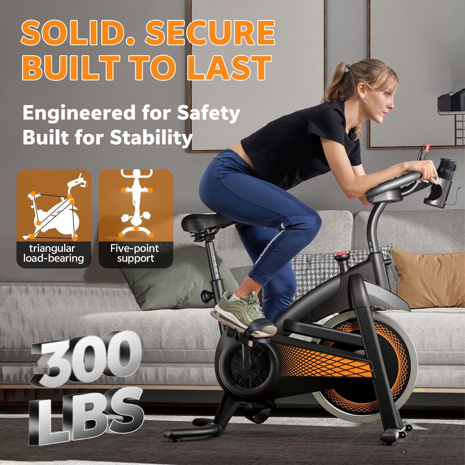 Redliro EB-KK680-OR Exercise-Bikes - View #6
