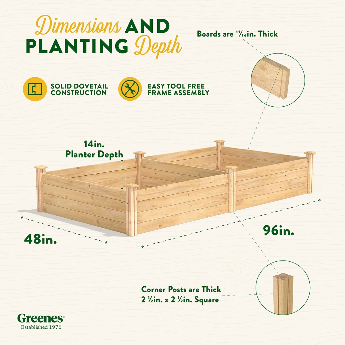 Greenes Fence RC12S28B Raised-Garden-Beds - View #7