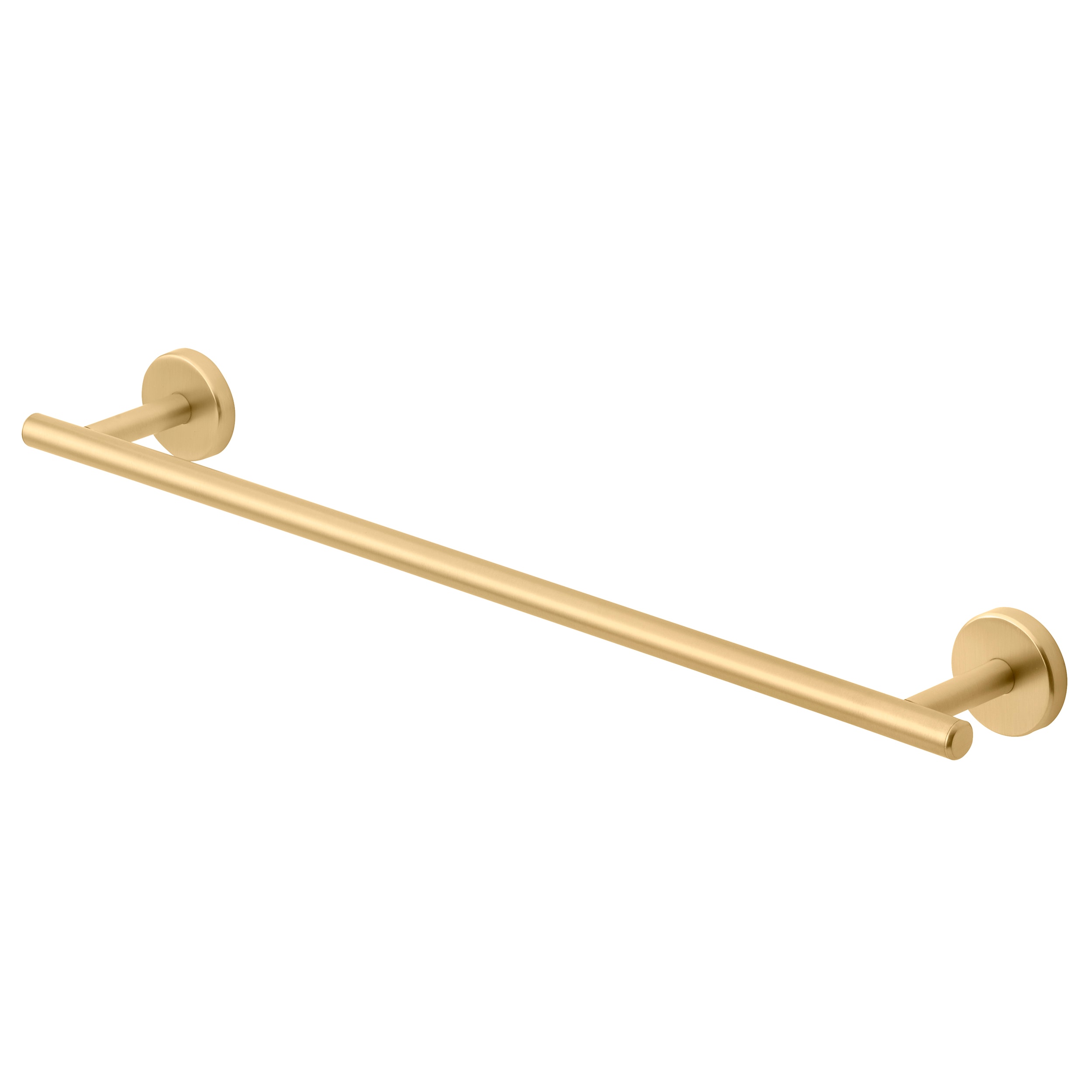 allen + roth Harlow 18-in Gold Wall Mount Single Towel Bar in the Towel Bars  department at
