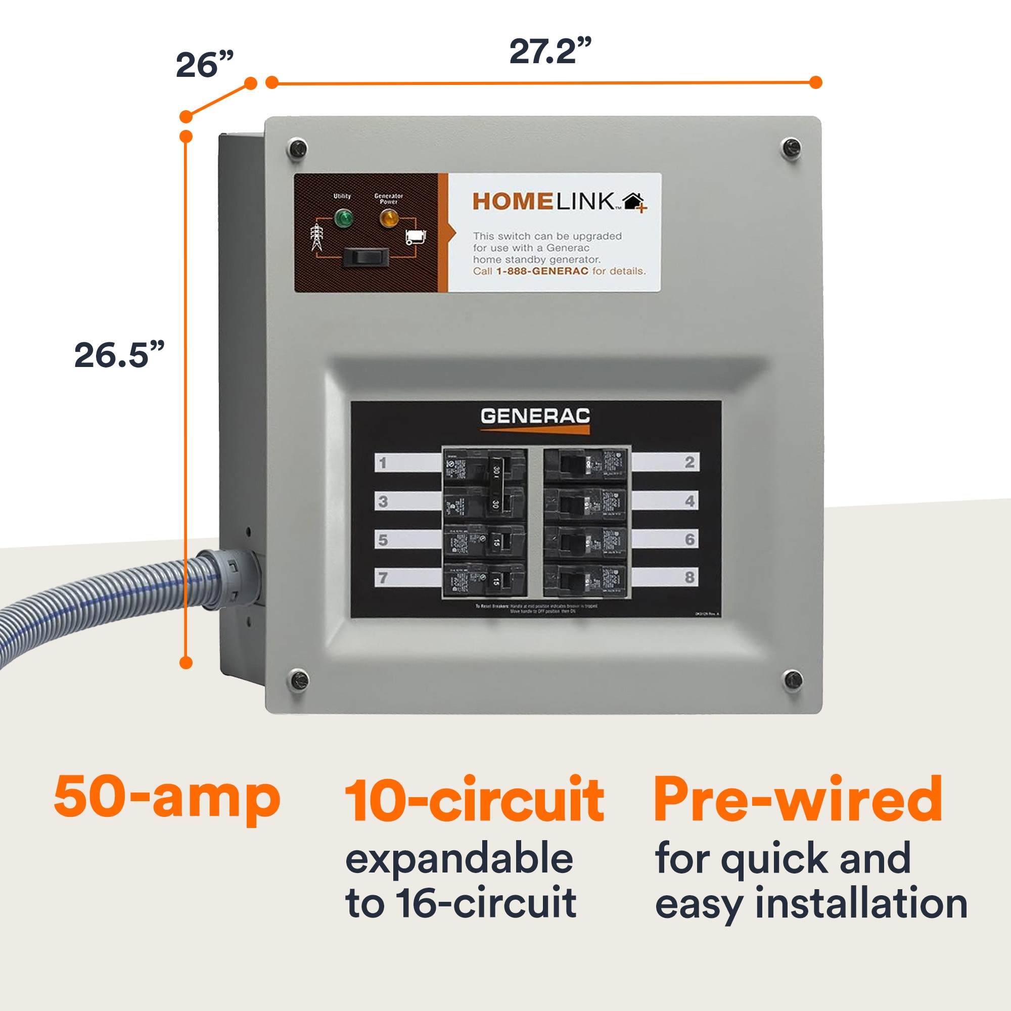 Generac 9854 Transfer-Switch-Kit - View #6
