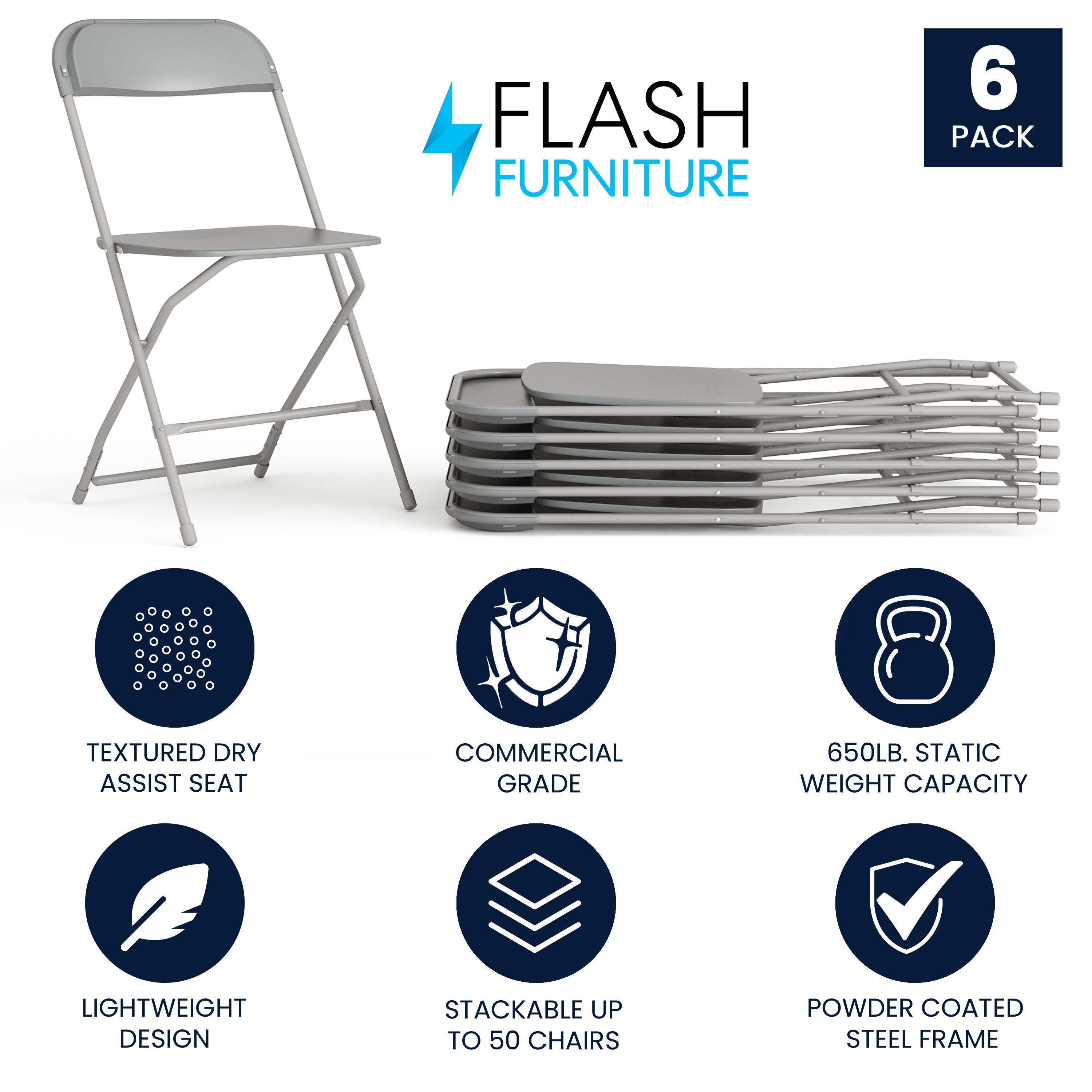 Flash Furniture 889142994176 Folding-Chairs - View #2