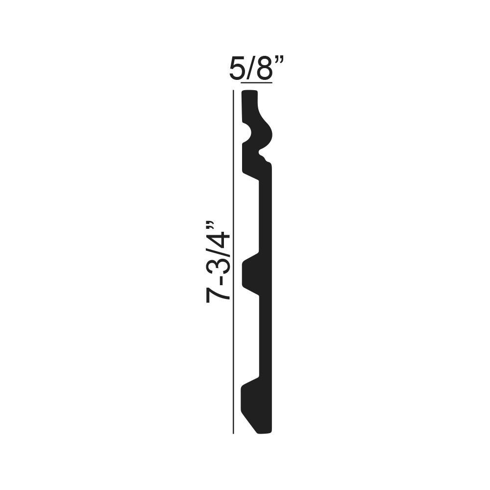Architectural Products by Outwater 3P5.37.01100 Baseboard-Moulding - View #2