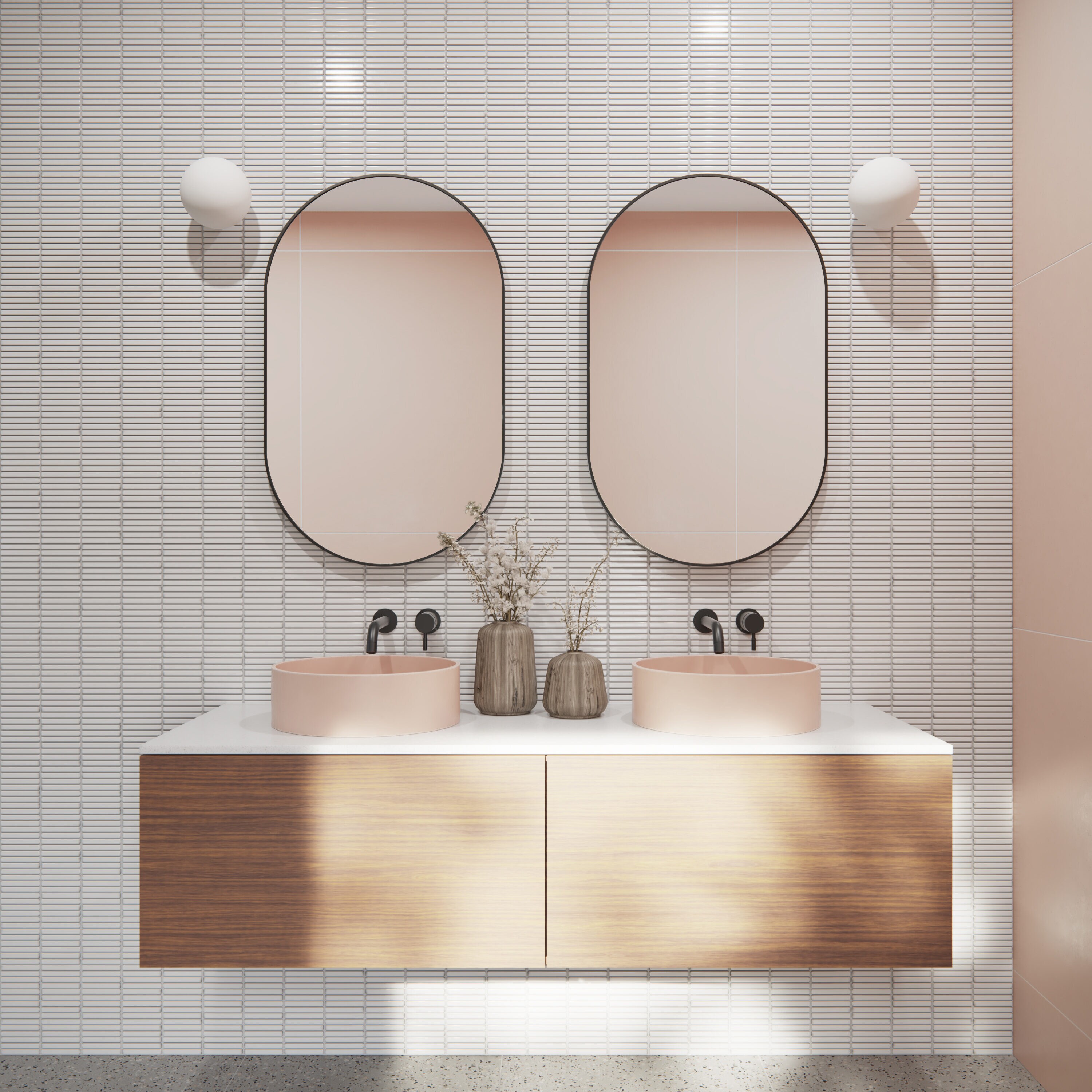 Glass Warehouse MF-PL-36X22-B Decor-Mirrors - View #6
