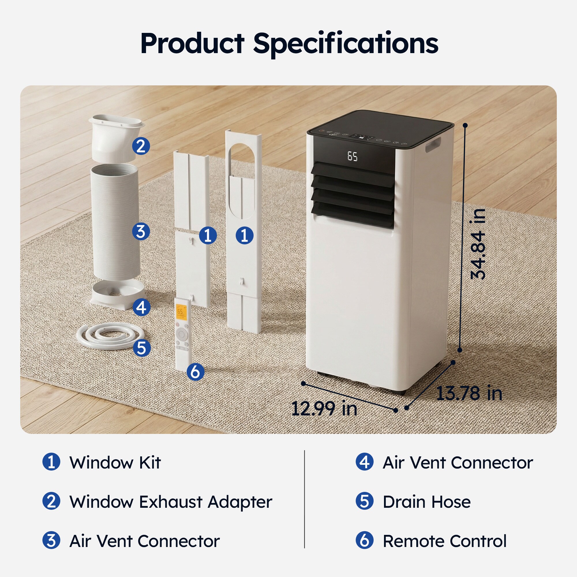 SIMZLIFE PAC023-8KWH-USZX Portable-Air-Conditioners - View #8