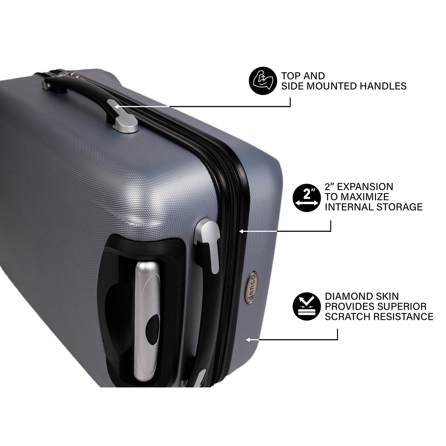 Mojo Licensing NHPRL204_BLACK Luggage-And-Luggage-Sets - View #7