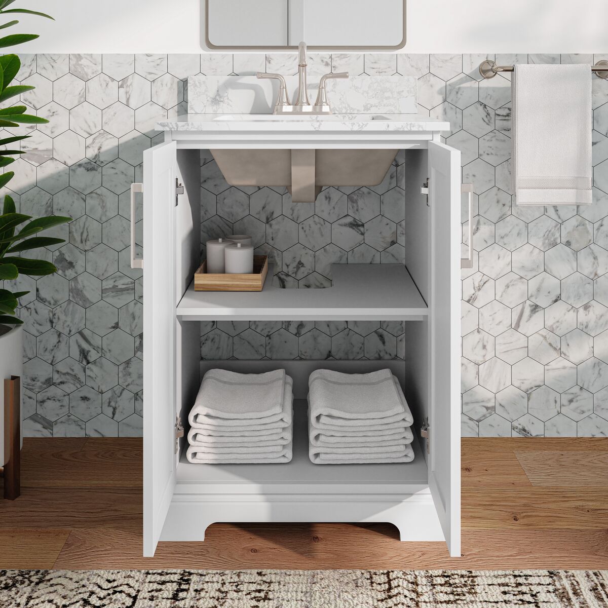 allen + roth LWS24TSVW Bath-Vanity-Combo - View #4