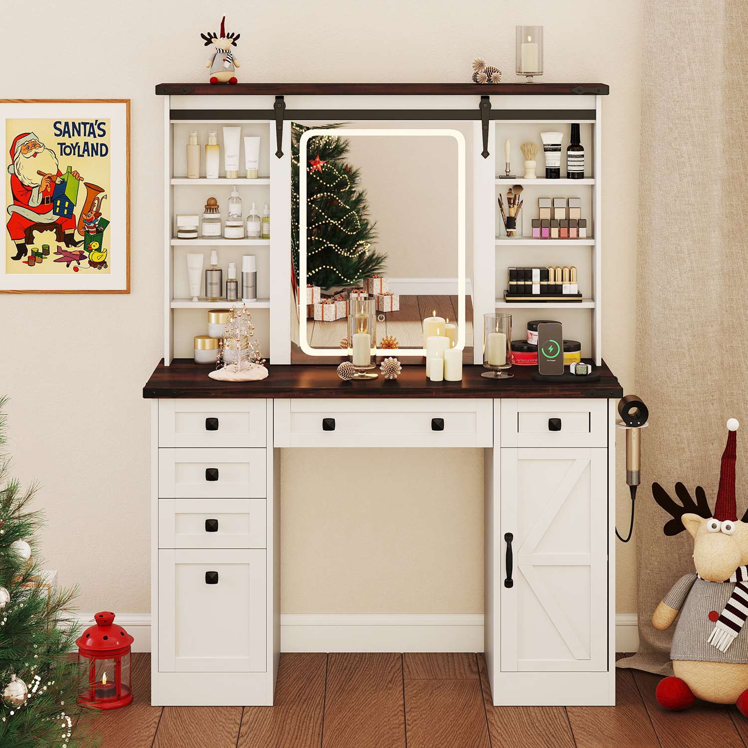 Costway CSHY003152 Bedroom-Vanities - View #5