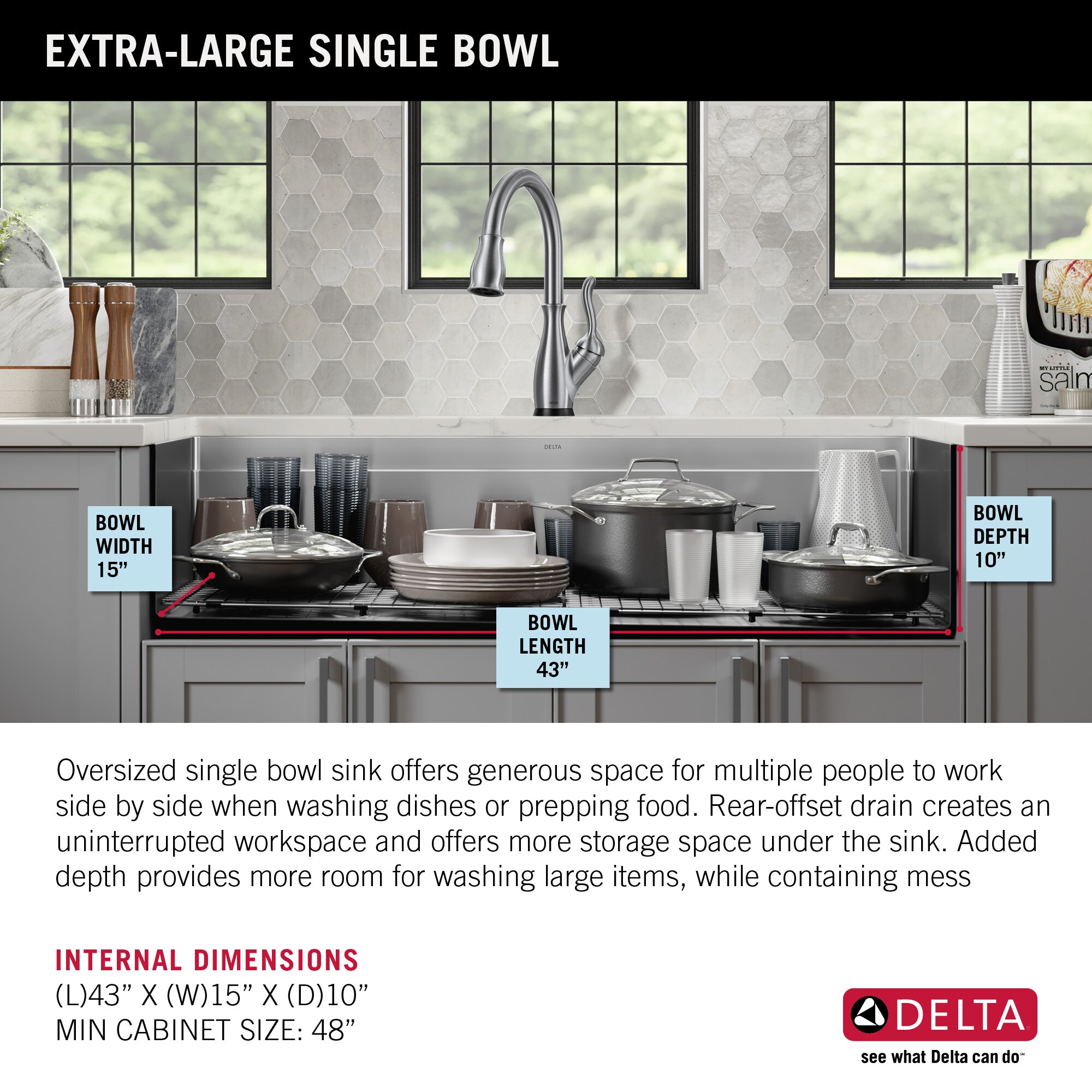 Delta 95BA132-45S-SS Kitchen-Sinks - View #7