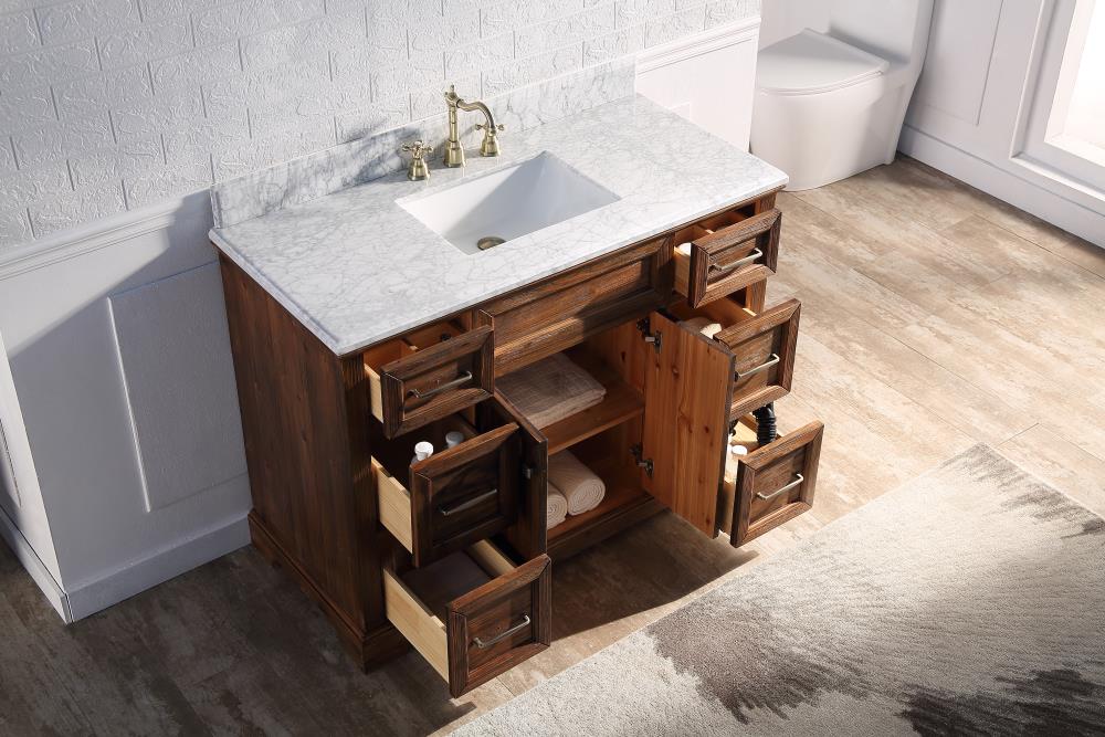 SUPREME WOOD 66048-CAB-TB-SQ Bath-Vanity-Combo - View #4