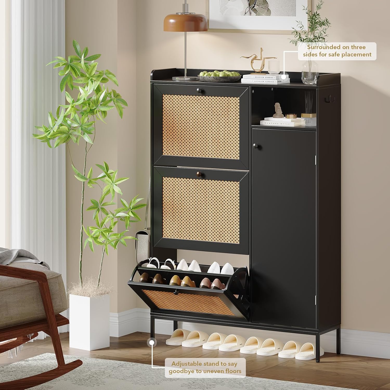 Qeetex LHF-DYQ-PHO-150WLVF9 Shoe-Racks - View #3